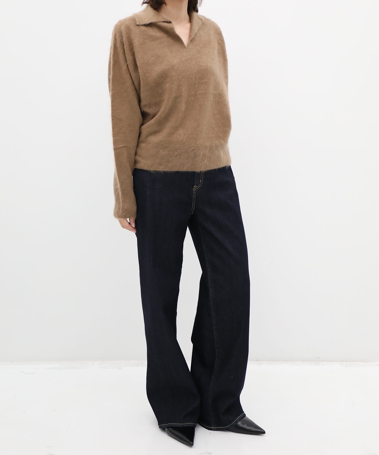 ROYAL CASHMERE FUR SKIPPER POLO ATON