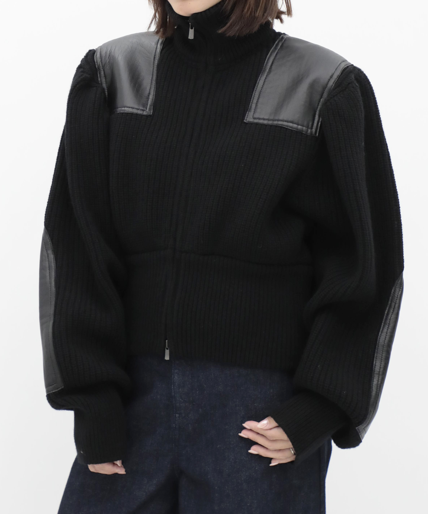 Balloon-Sleeve Driver Knit KEISUKEYOSHIDA