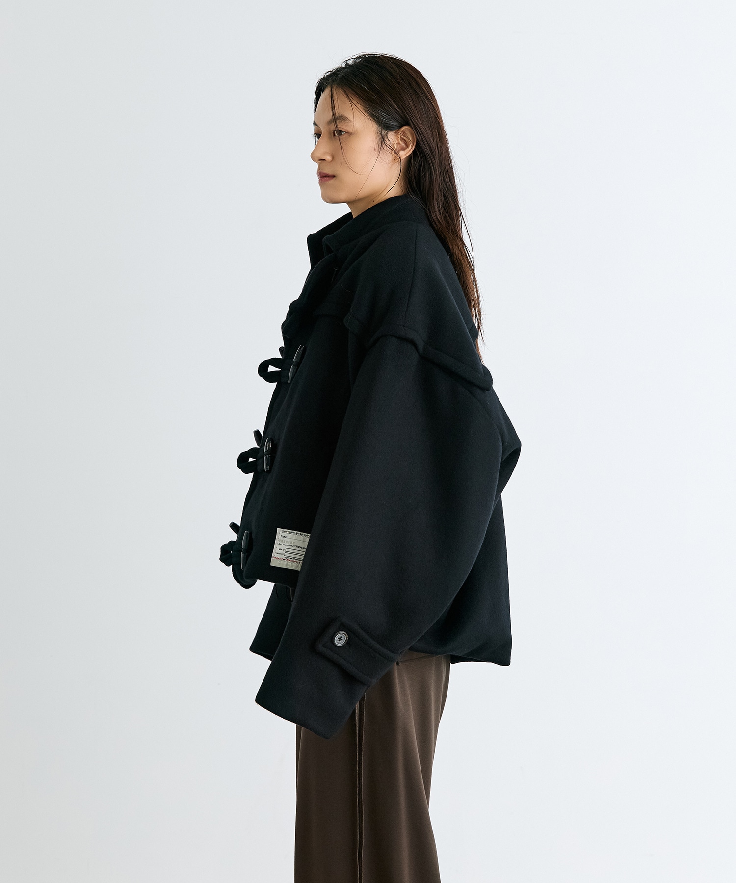 ROLL-UP HEM DUFFLE COAT Maison MIHARA YASUHIRO