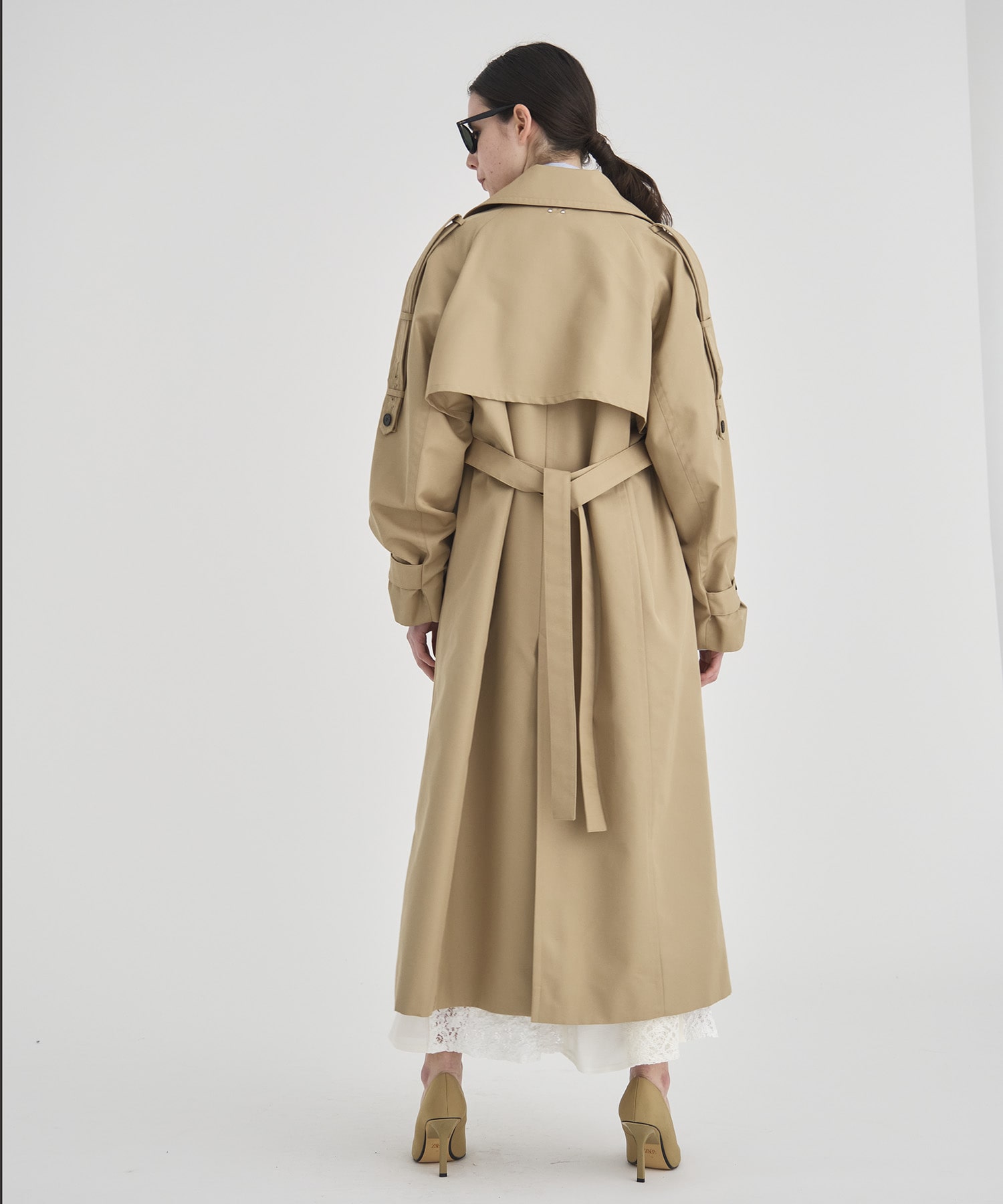 Wide Lapel Trench Coat RITAN