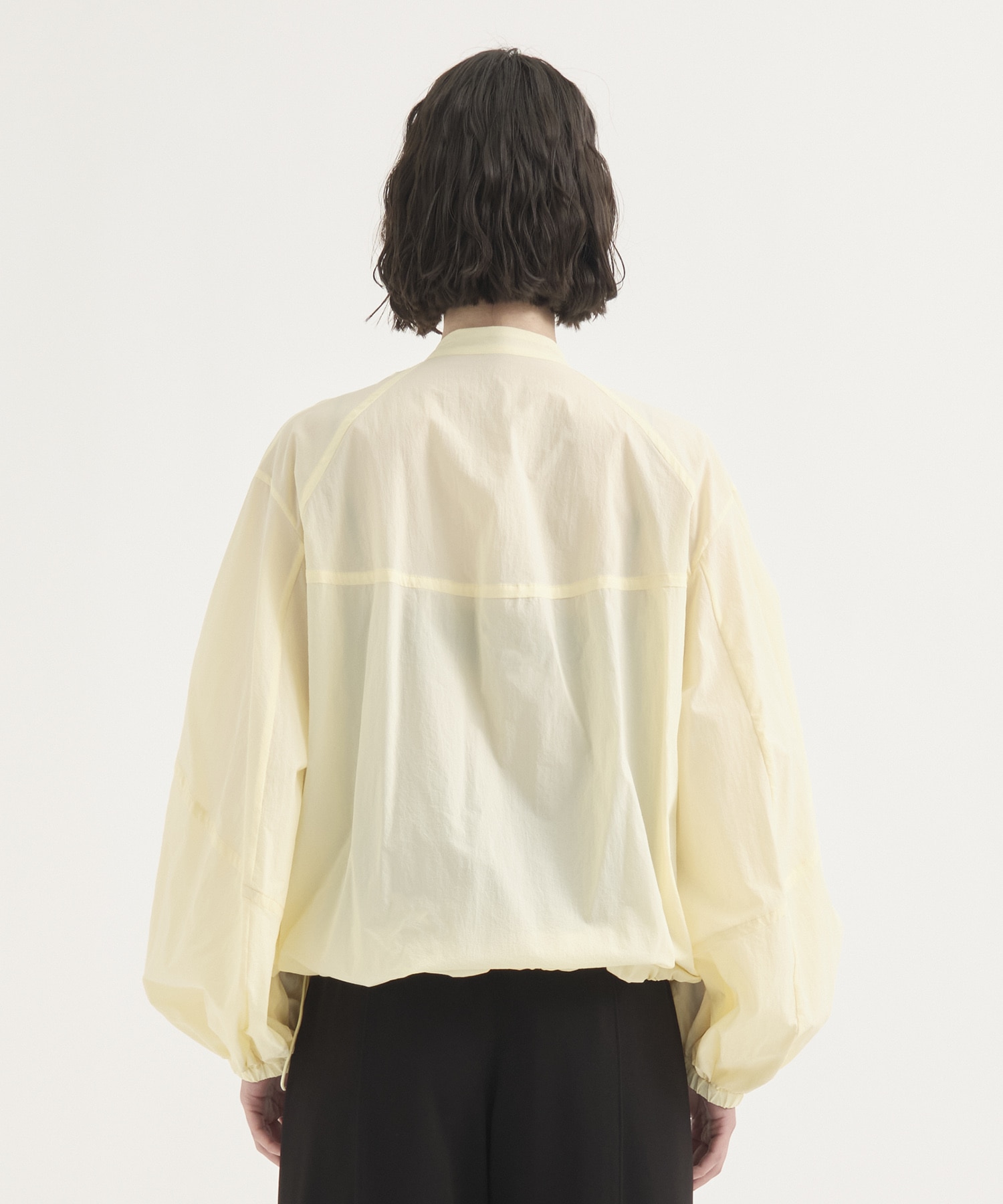 Rough Over Sheer Blouson RITAN