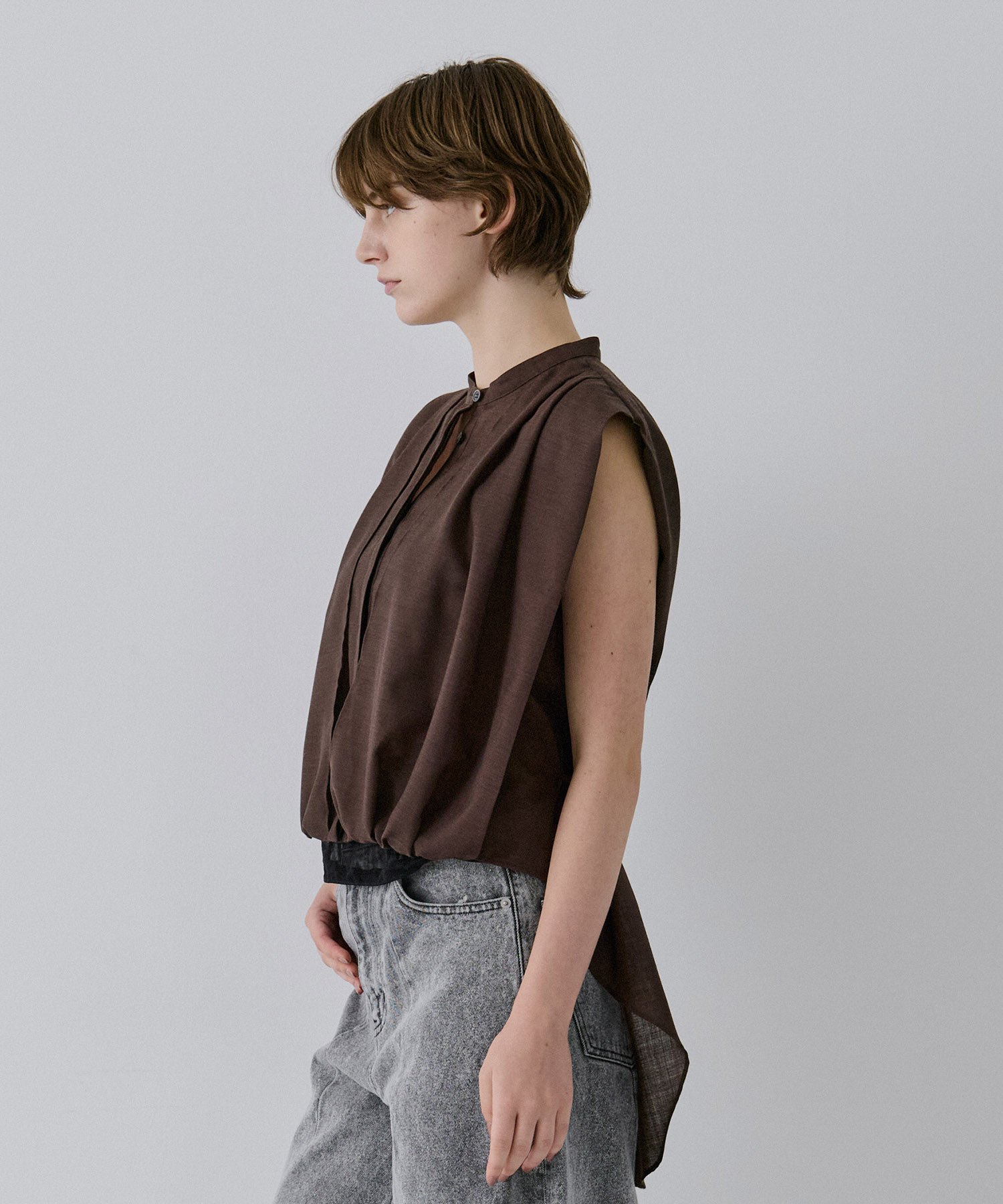 Asym Balloon Shirts RITAN