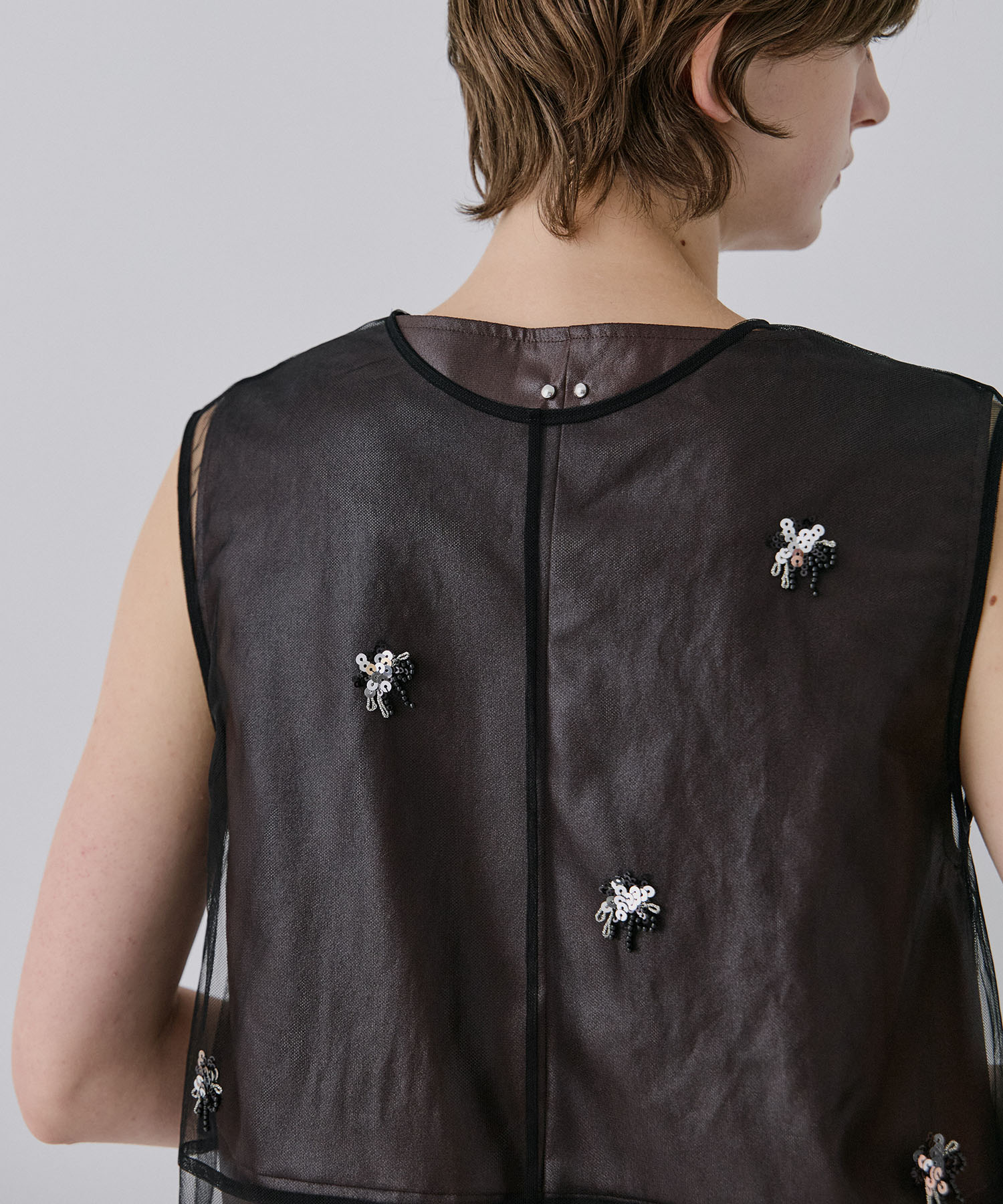 Tulle Motife Vest RITAN