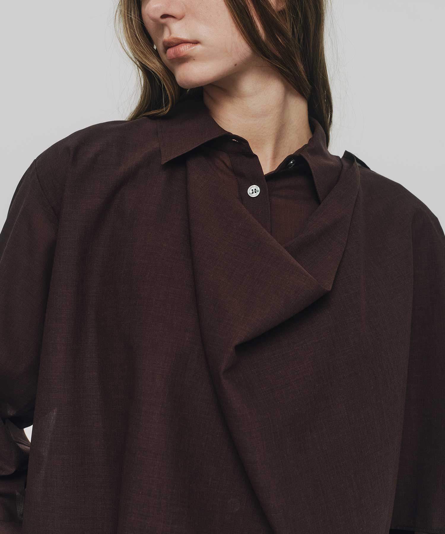 Asym Cape  Shirts RITAN