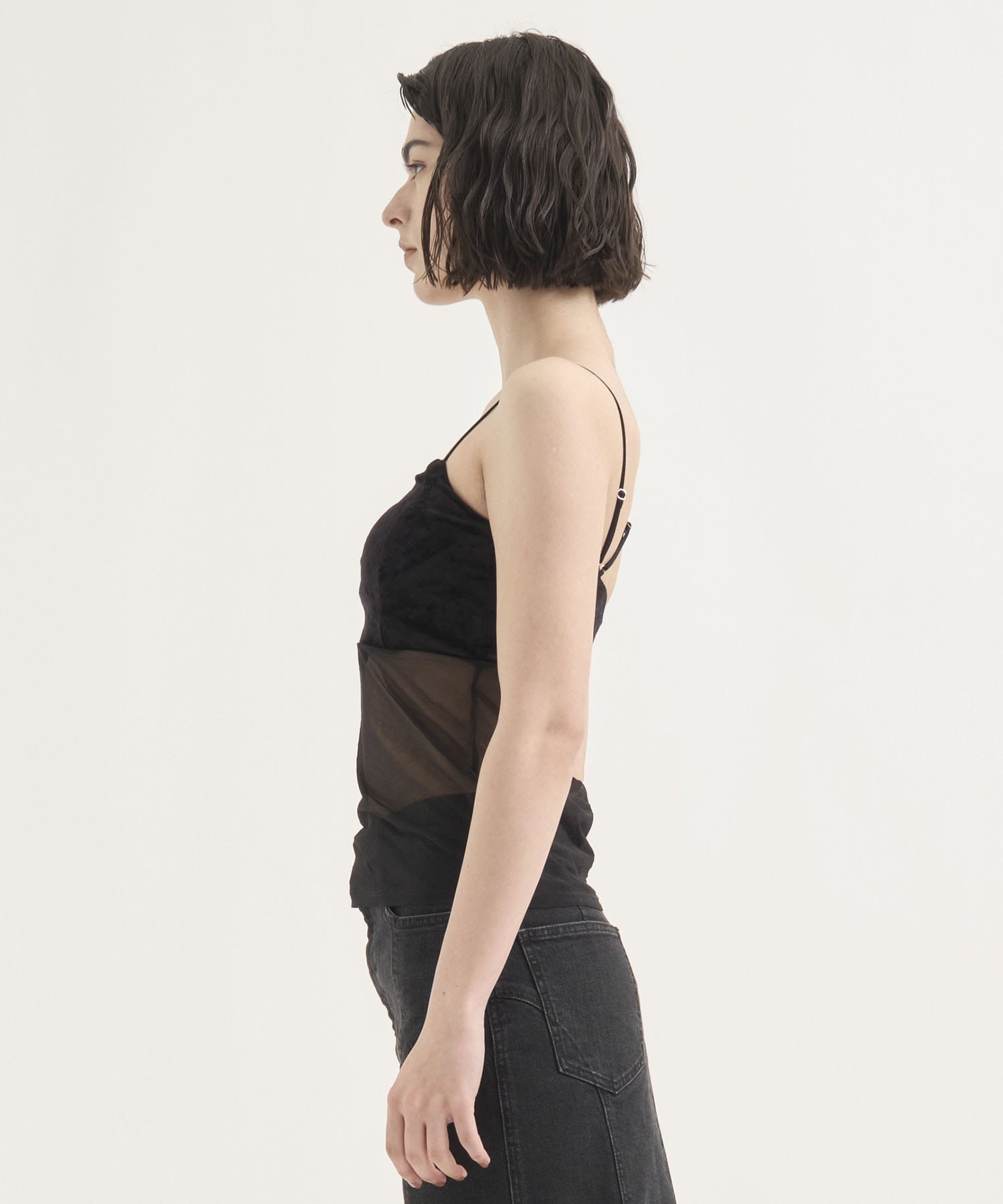 Cupin Velour Asym Camisole RITAN