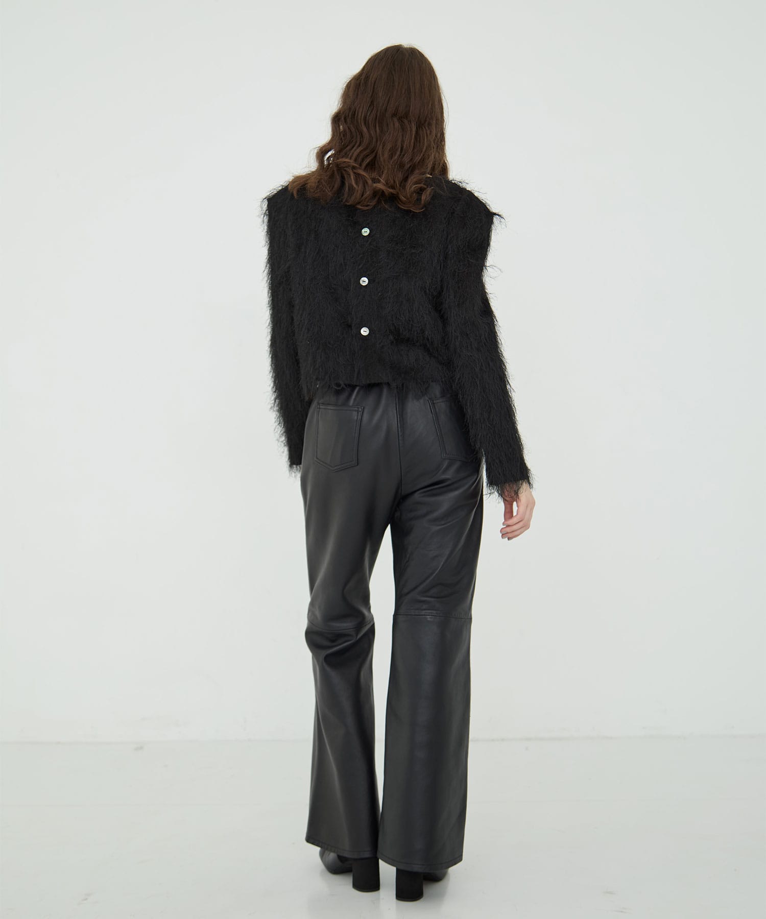 Shaggy Jacquard Tops RITAN