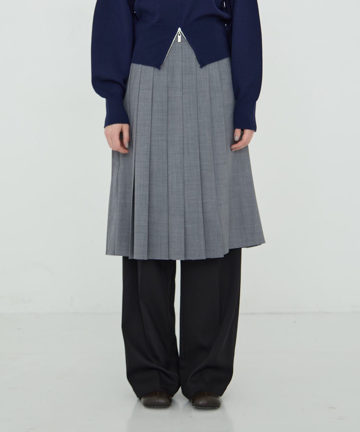 Lap Pleats Skirt RITAN