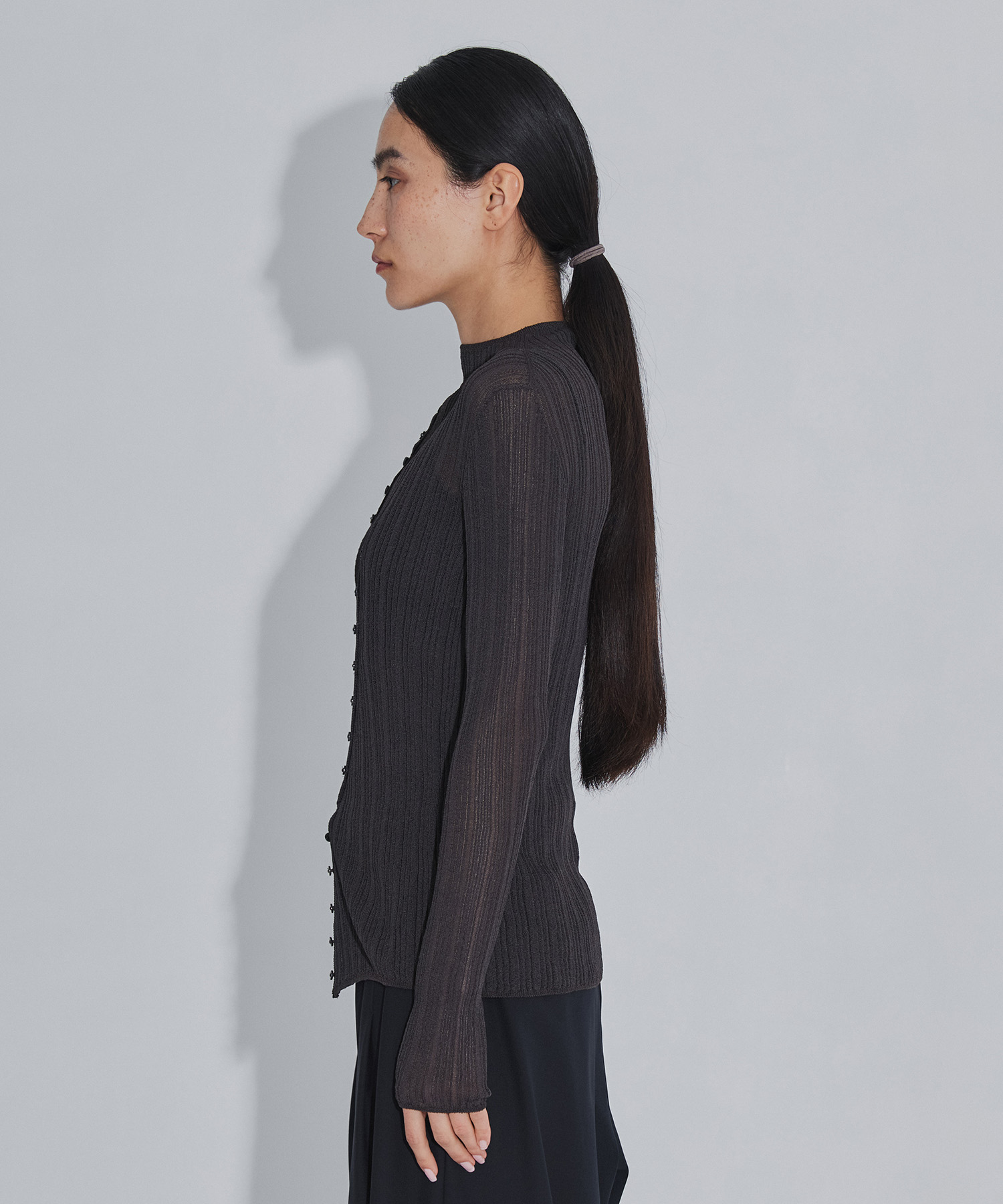 Sheer Arch Rib Knit RITAN