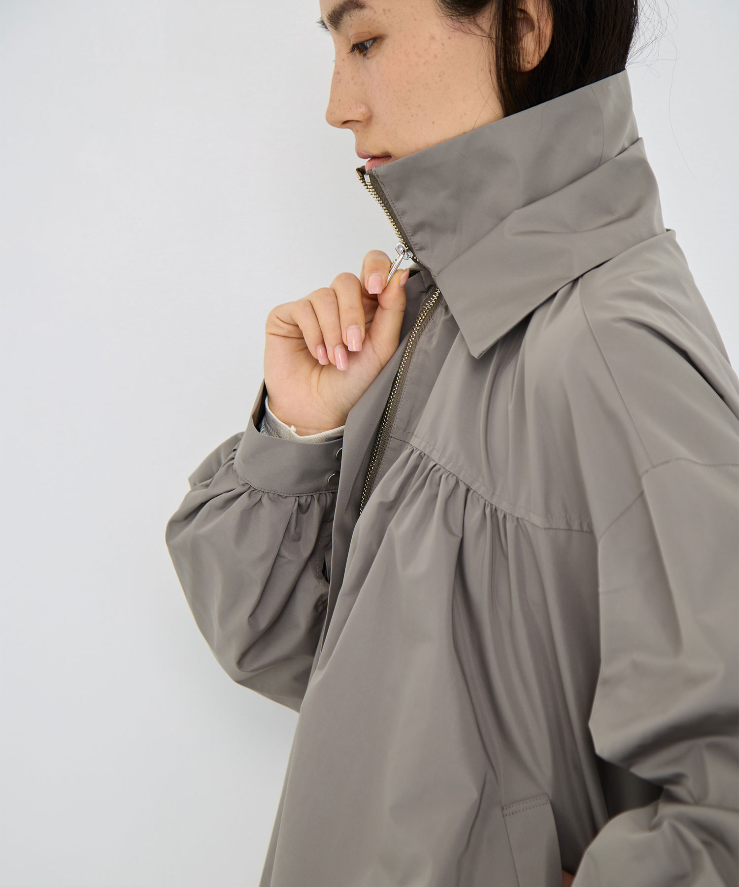 Balloon Silk Blouson RITAN