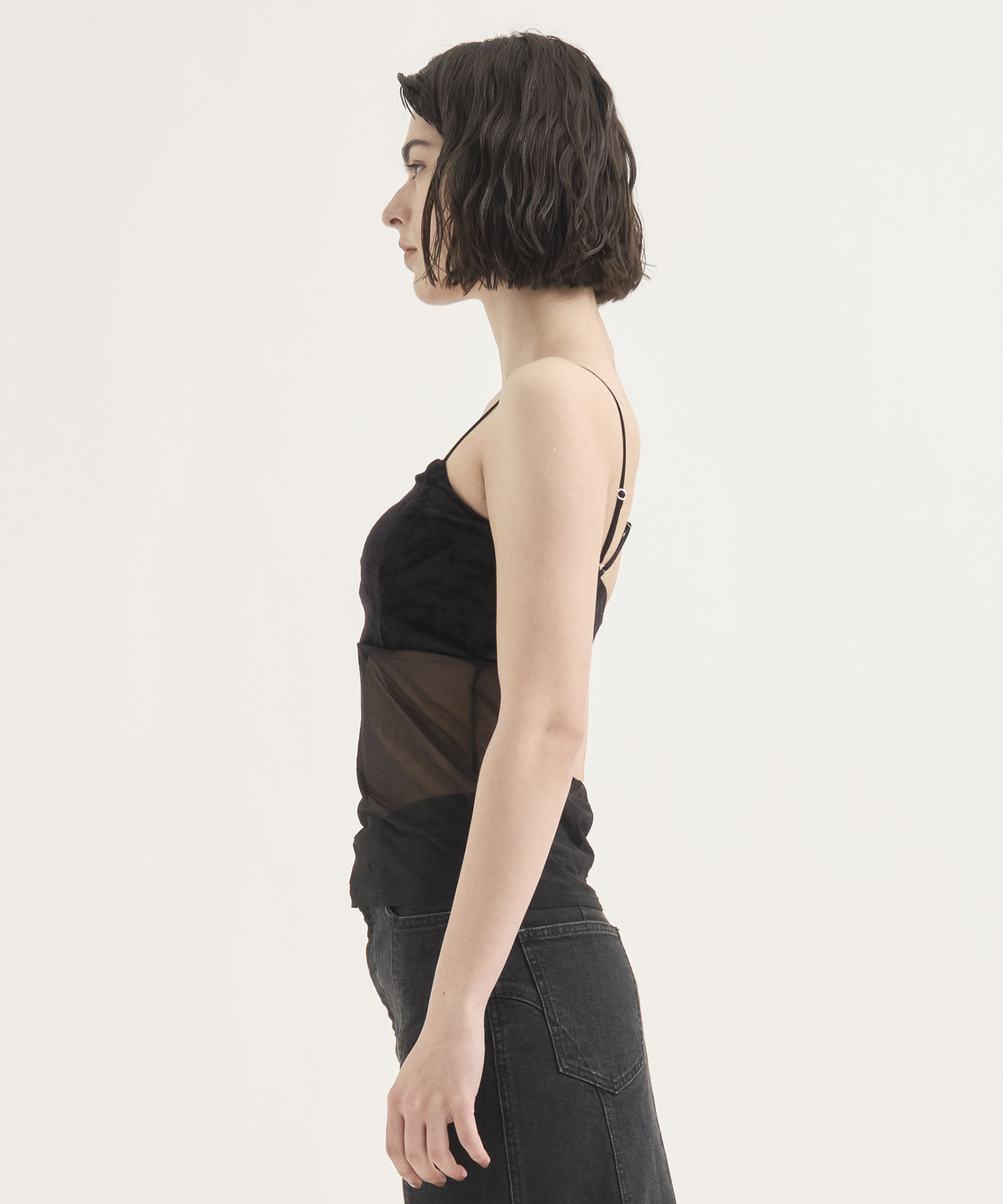 Cupin Velour Asym Camisole RITAN