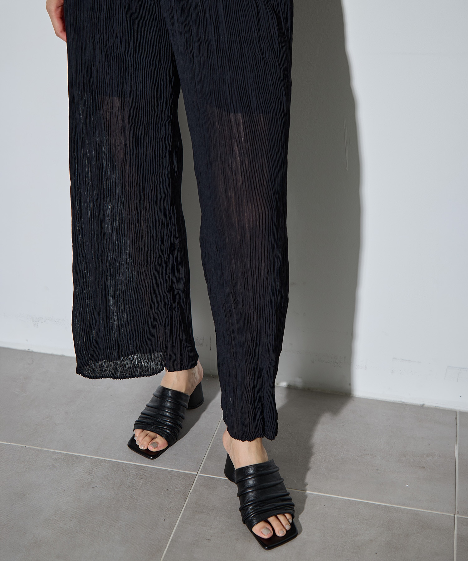 Airy Micro Pleats Pants RITAN