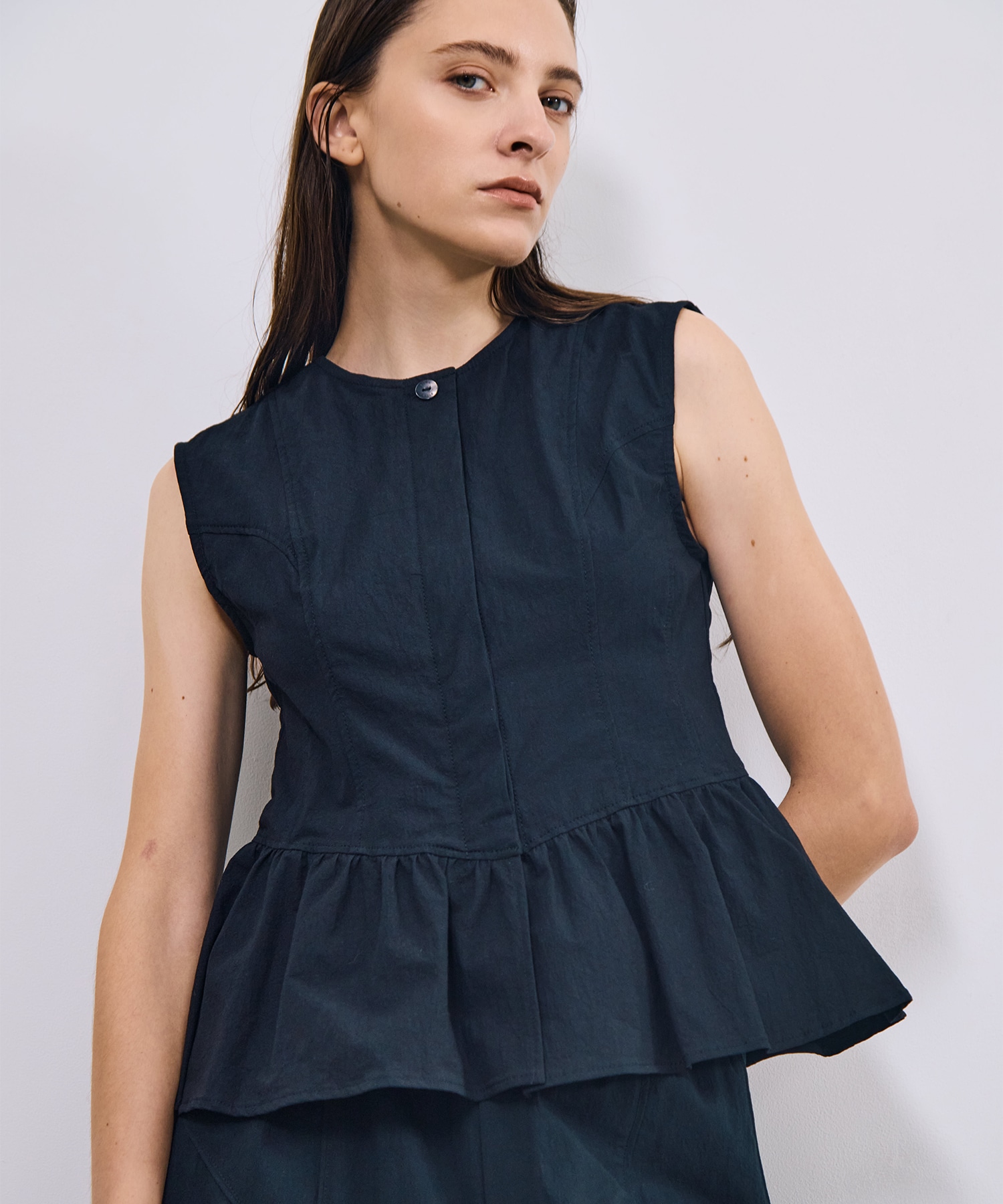 Peplum Cotton Vest RITAN