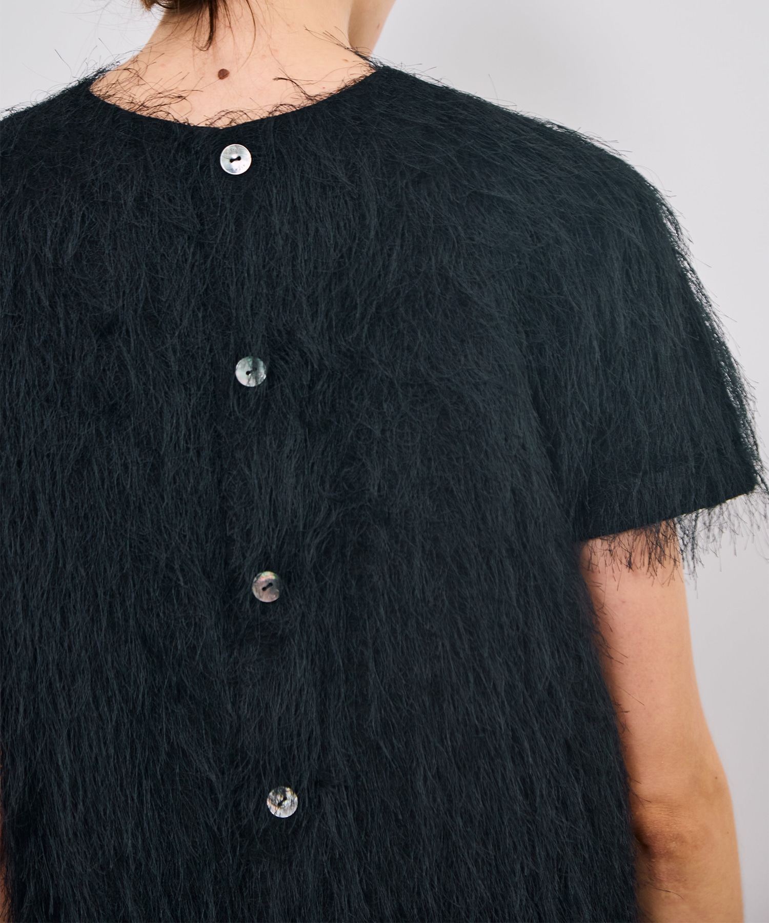 Shaggy Jacquard  T-Blouse RITAN
