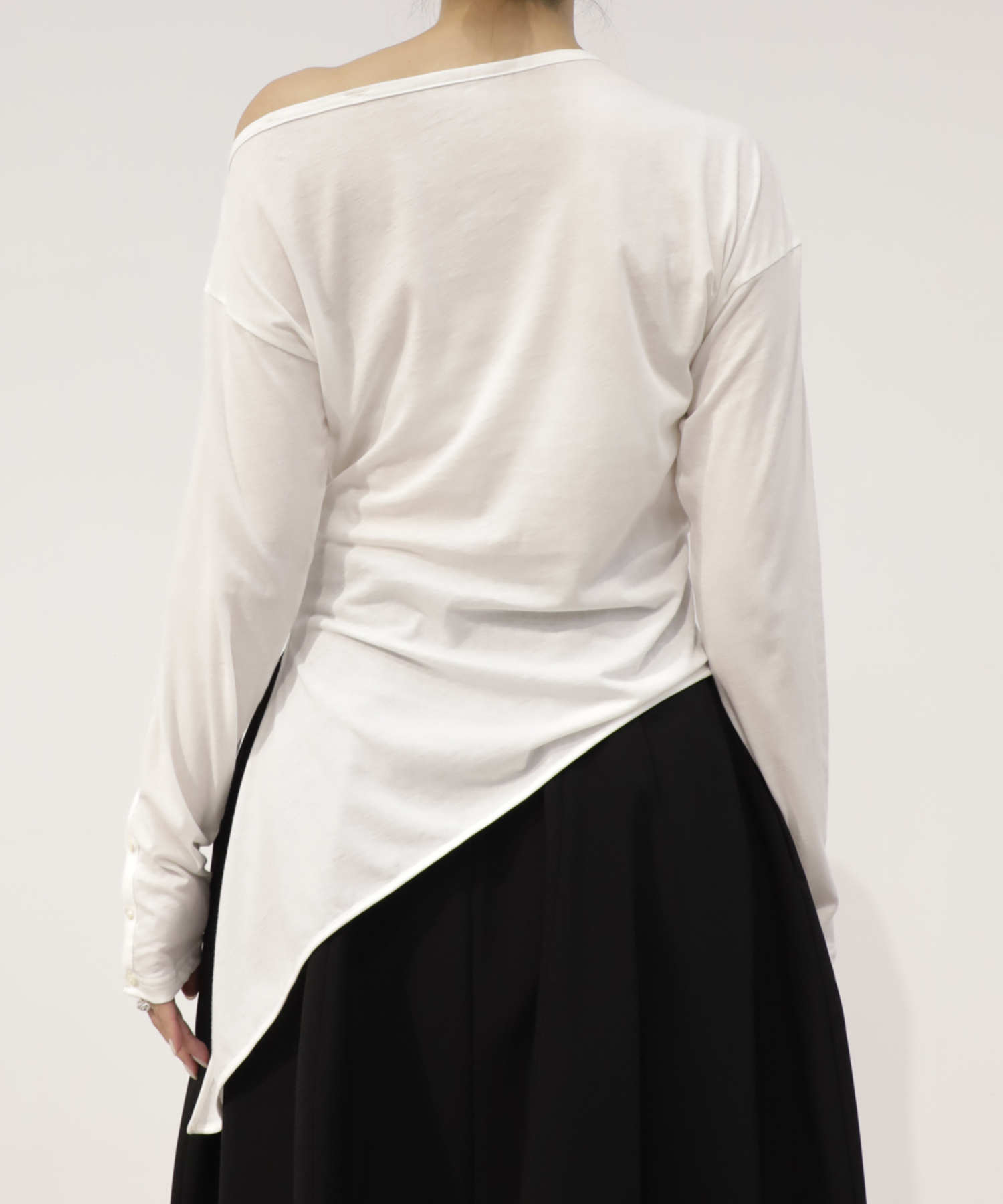 Cotton Cashmere Long Tee RITAN