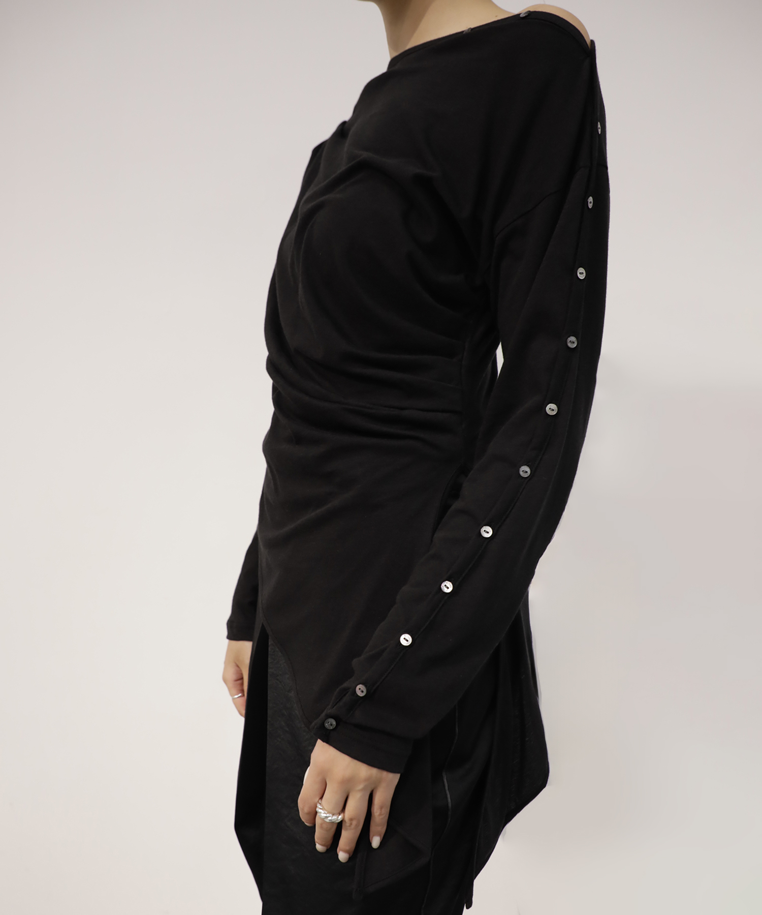 Cotton Cashmere Long Tee RITAN