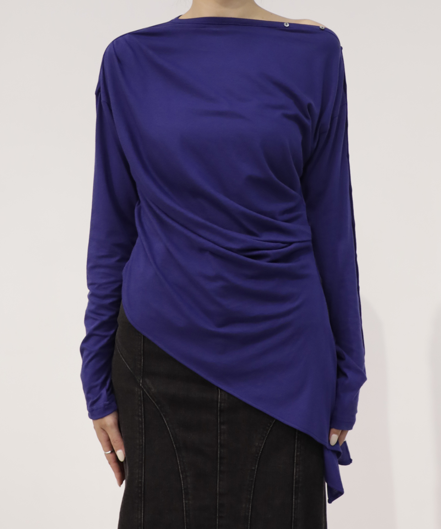 Cotton Cashmere Long Tee RITAN