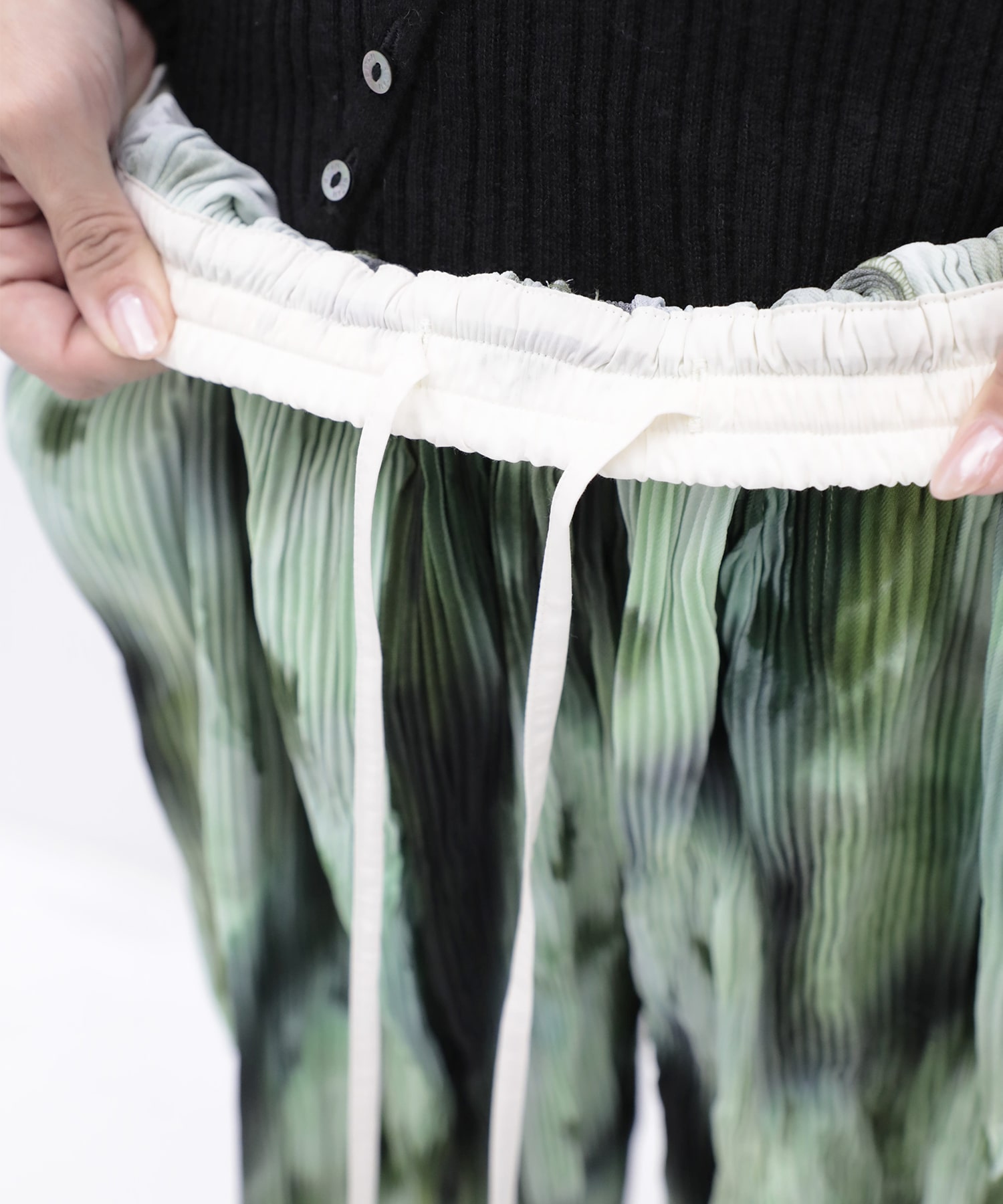 Crystal Twist Pleats Pants RITAN