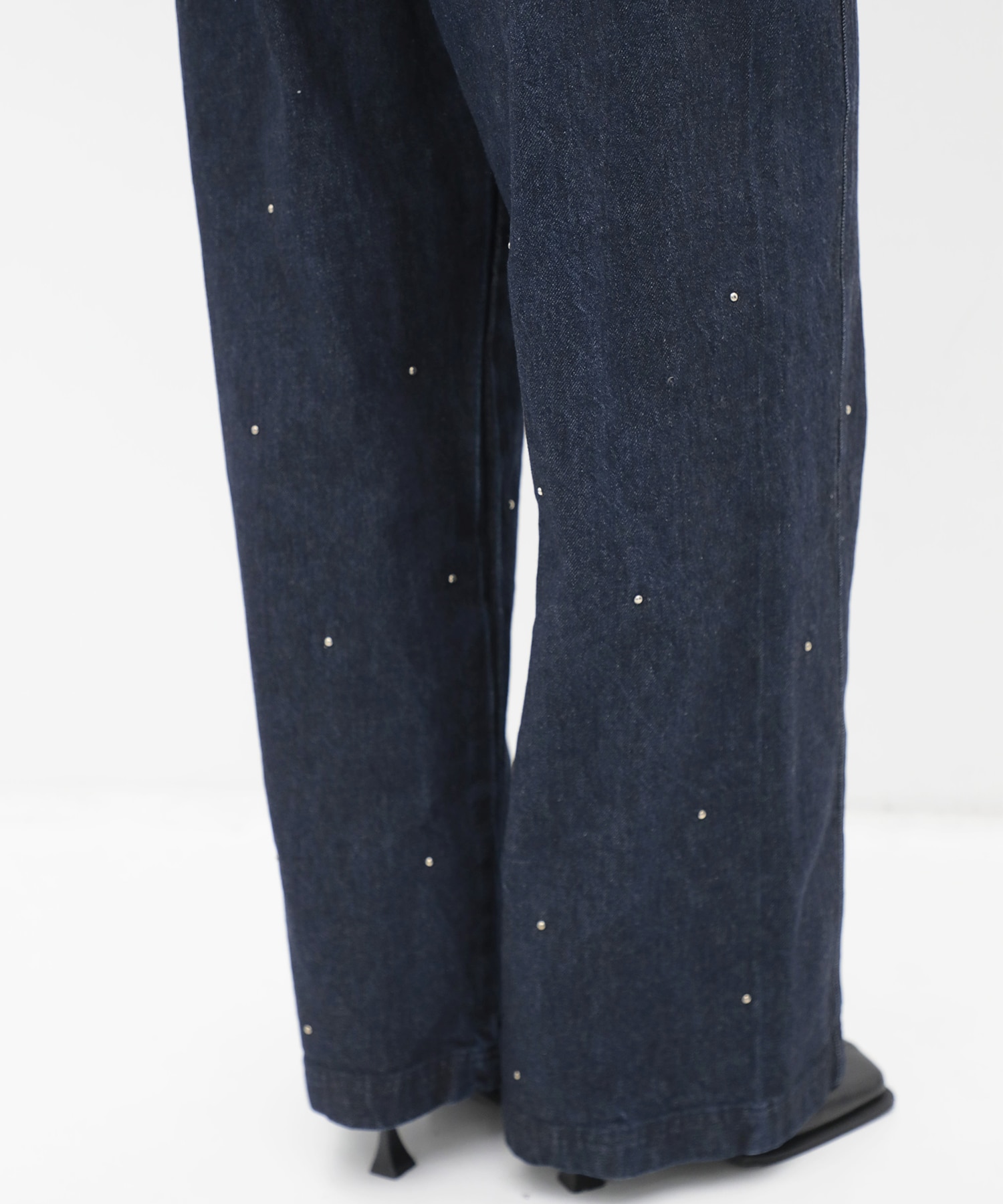 Motif Denim Pants RITAN