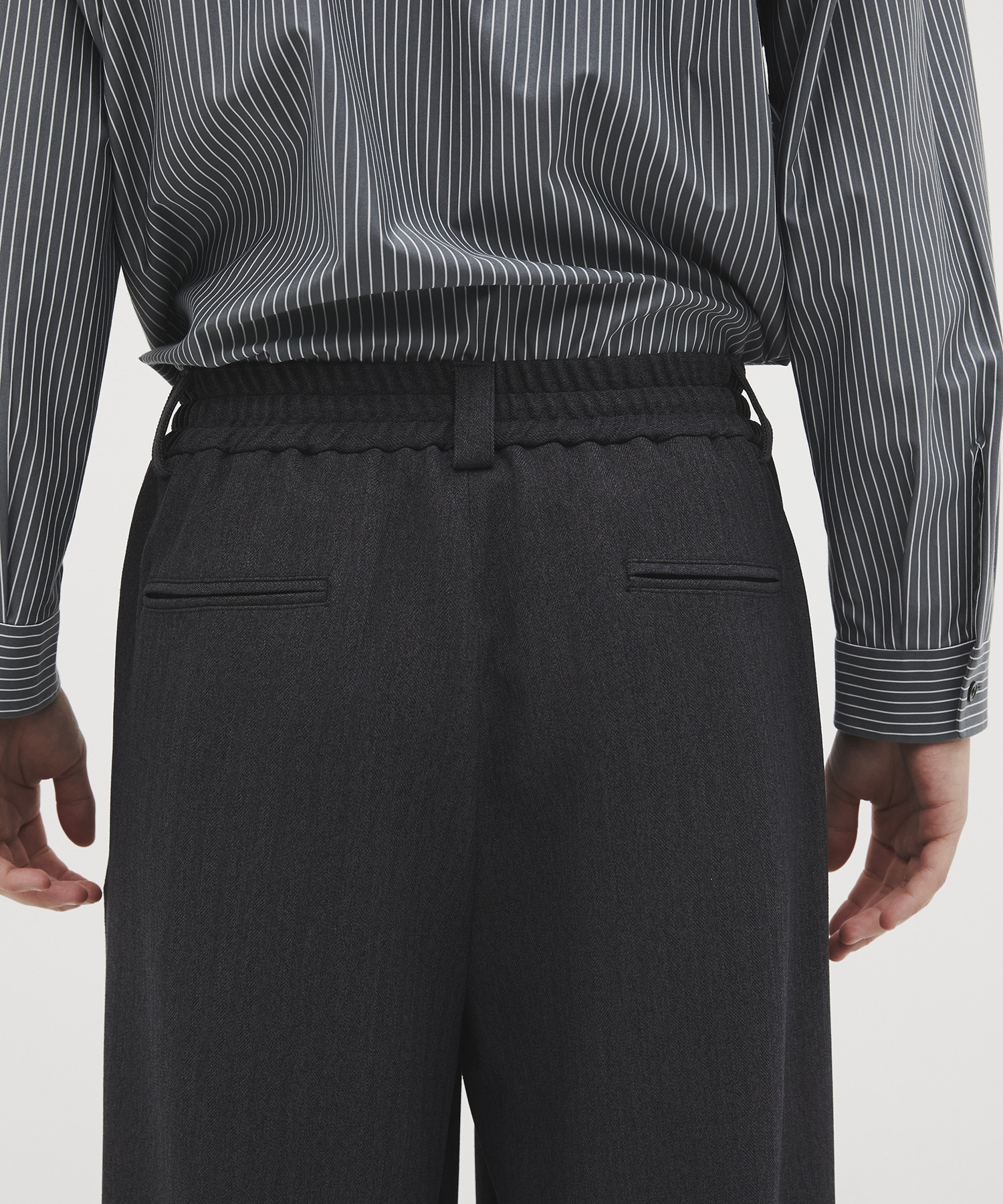 Mix herringbone ワイドパンツ CITY TOKYO
