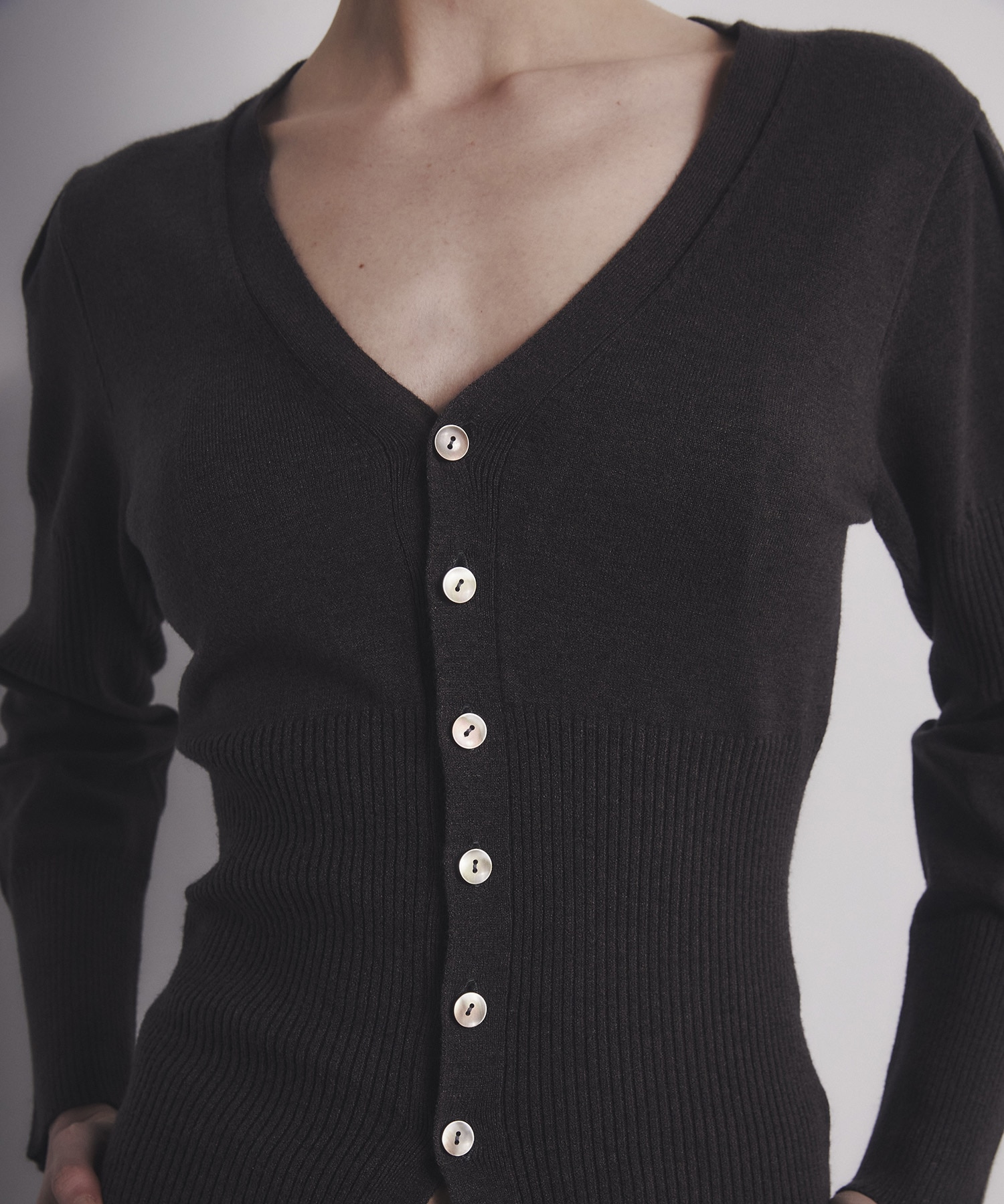 Wave Sleeve Cardigan CITY TOKYO