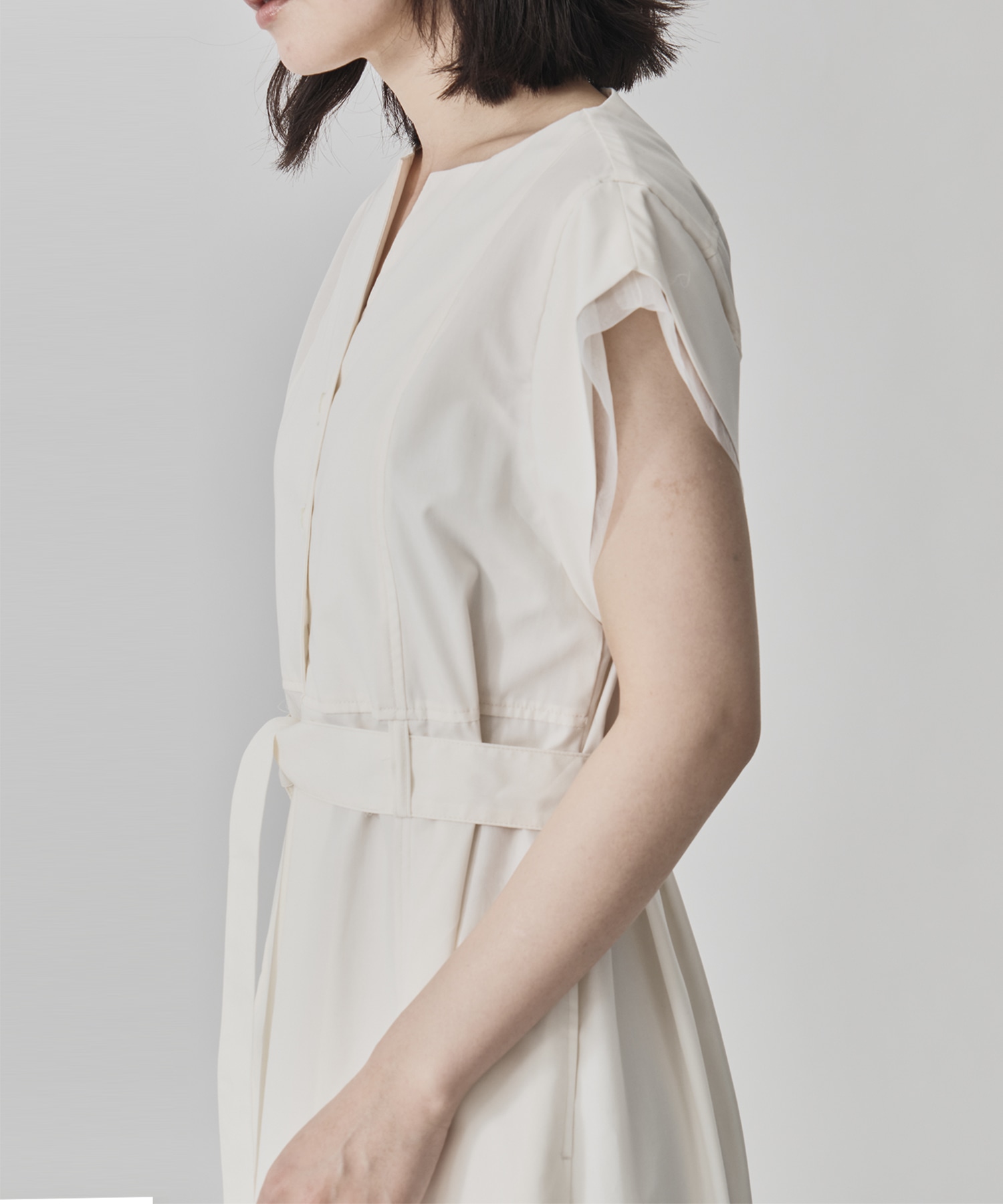 Chambray Belted Dress CITY TOKYO