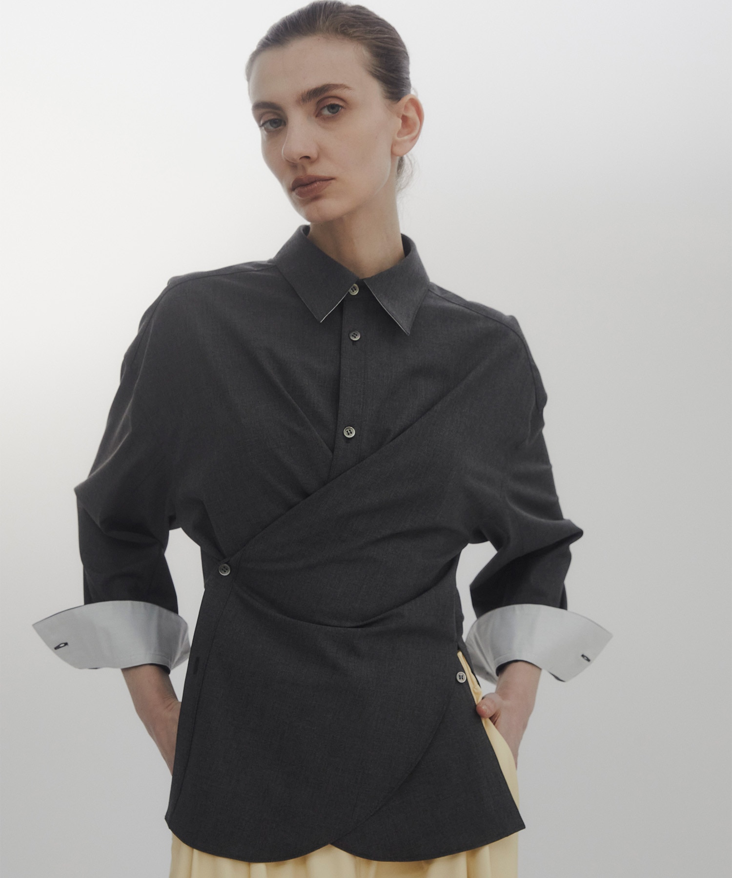 Cashe-coeur 2way Shape Shirt CITY TOKYO