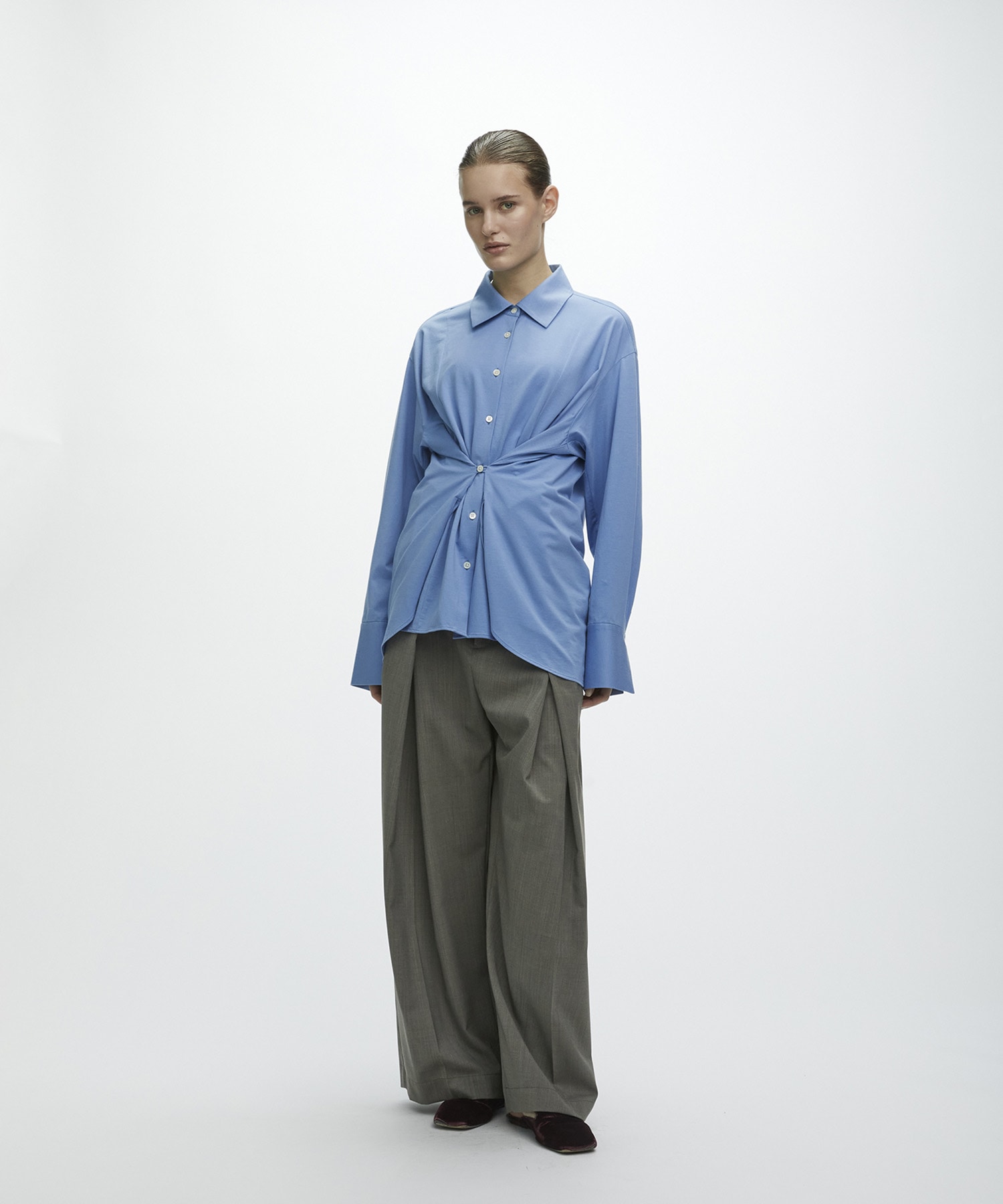 KANEMASA Silk Shirt CITY TOKYO