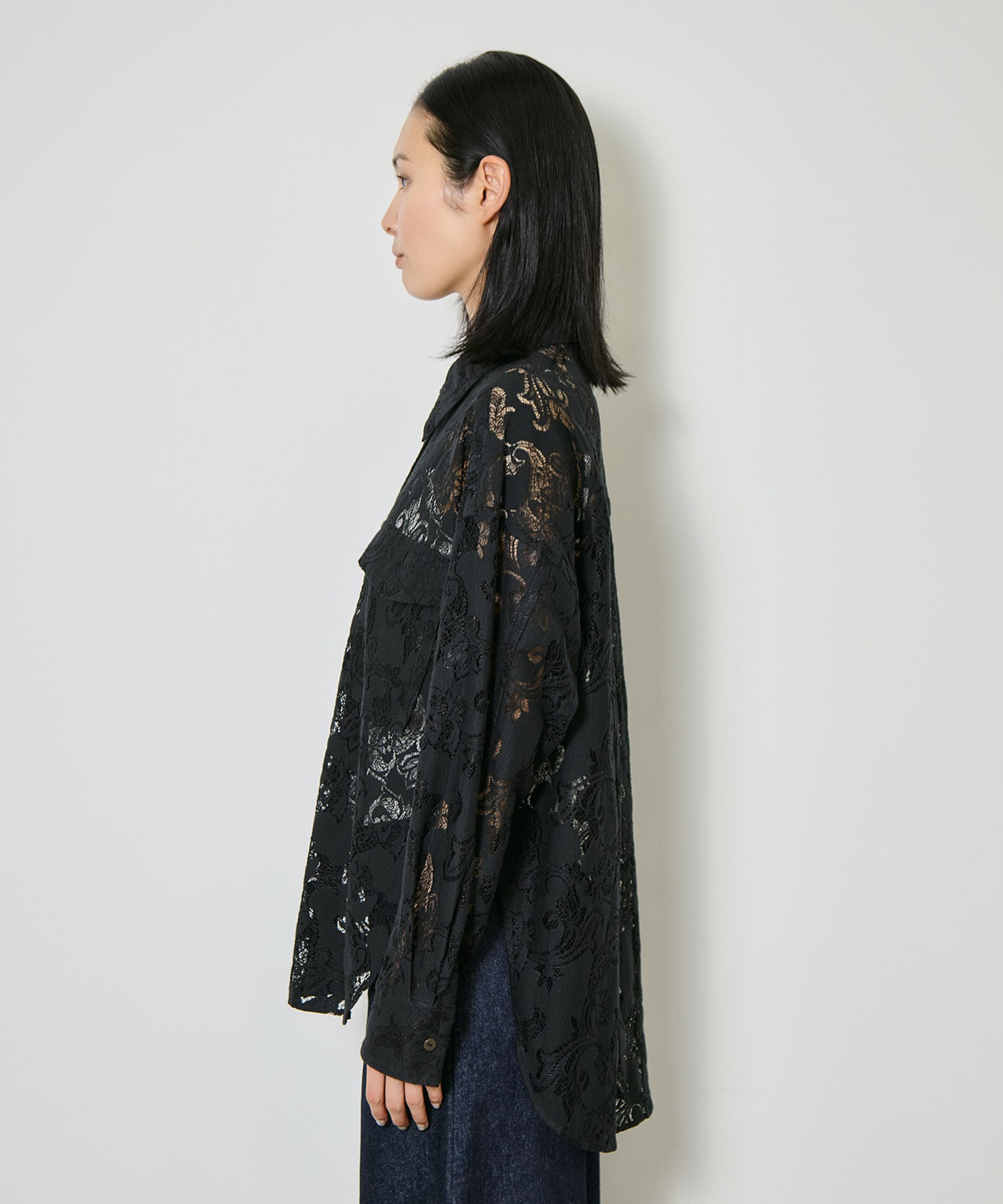 Cotton Lace Over Shirt CITY TOKYO