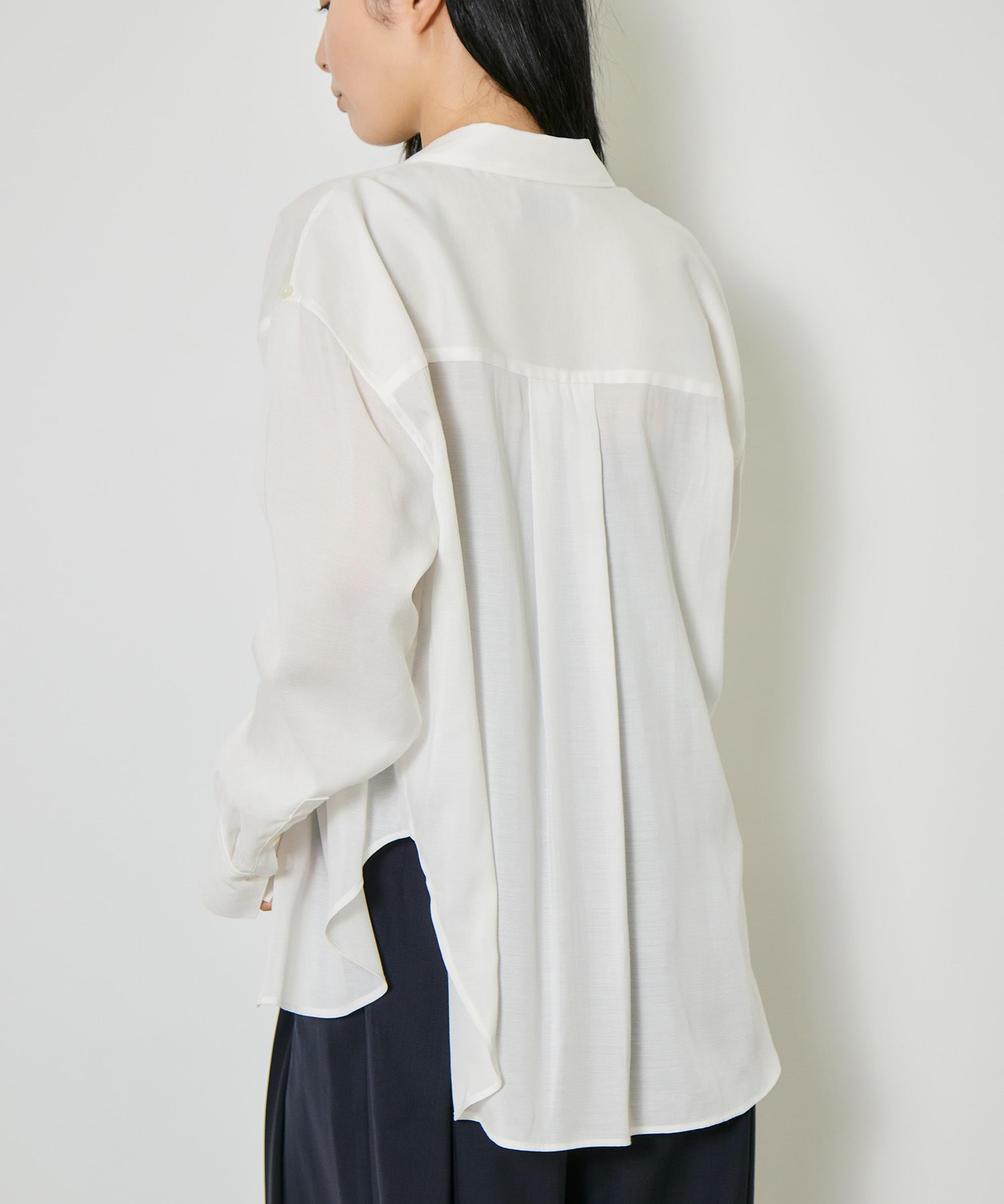 Silk Sheer Over Shirt CITY TOKYO