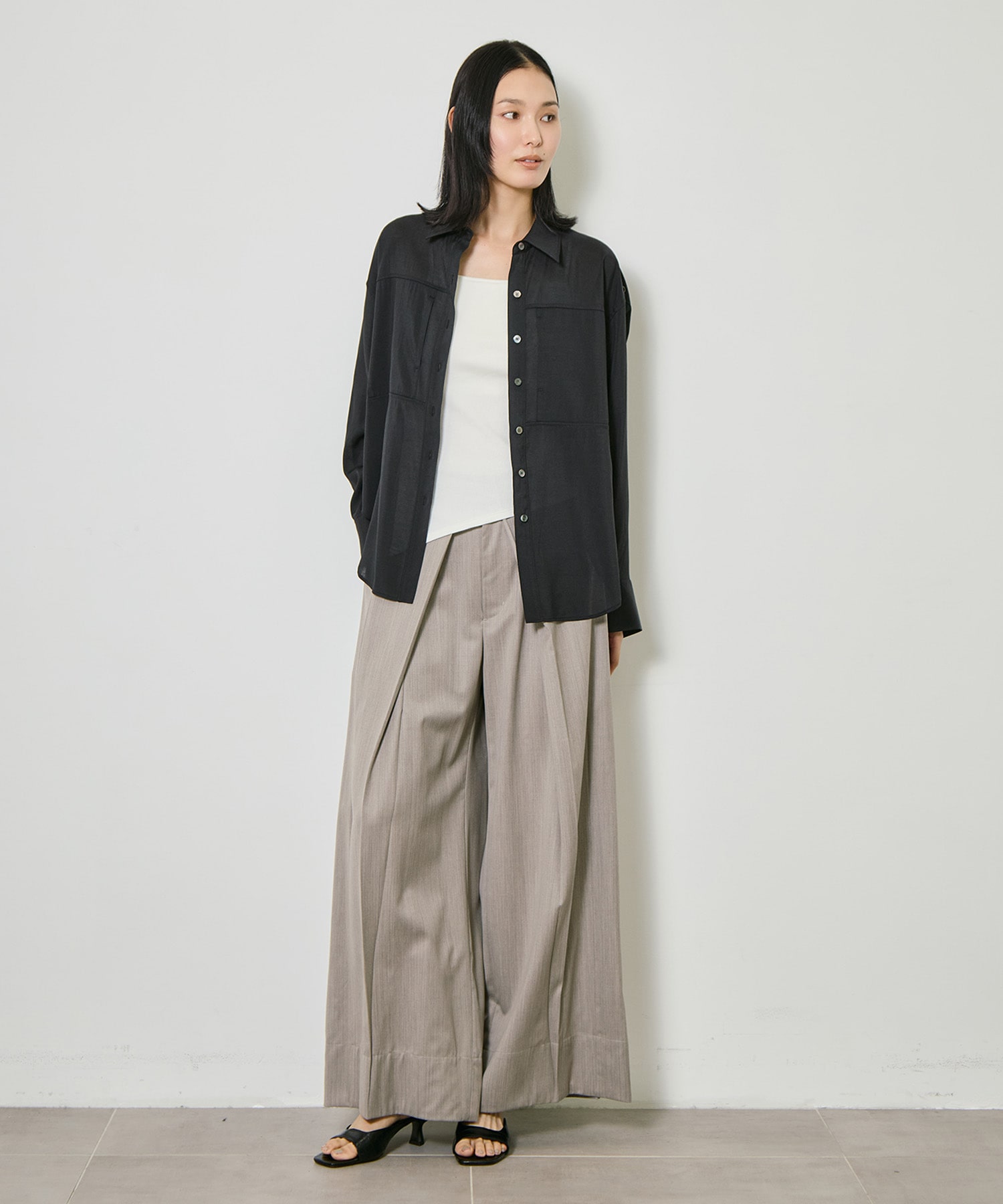 Silk Sheer Over Shirt 