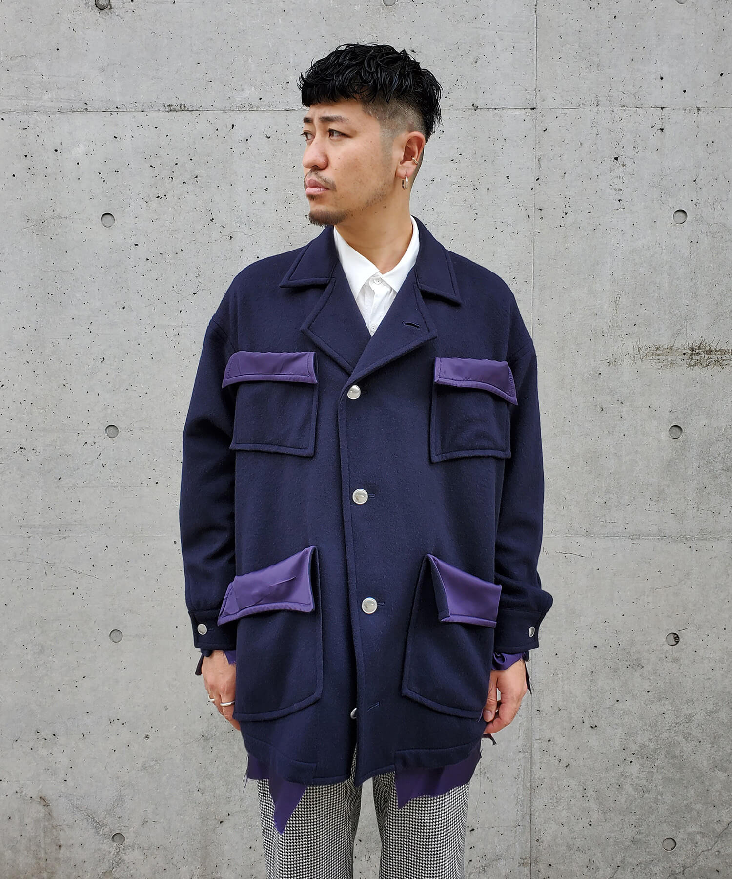 楽ギフ_のし宛書】 JACKET 【新品】sulvam 終売品 OVER BLOUSON JACKET