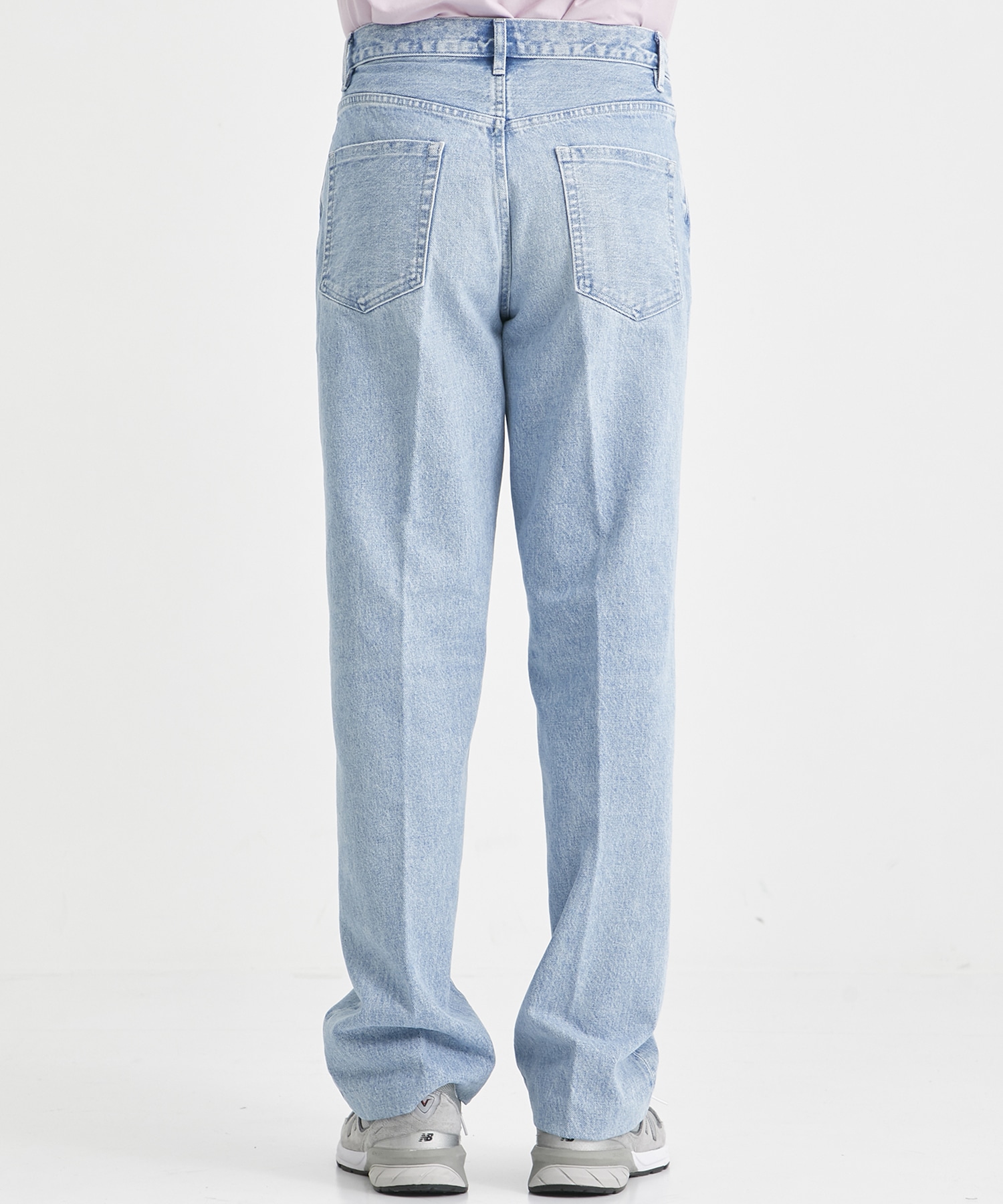 別注 THE JEAN TROUSERS BLEACH BLUE(W28 SAX BLUE): TANAKA: MENS 