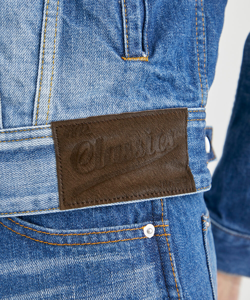 FADED DENIM TRUCKER JACKET(44 BLUE): M A S U: MEN｜THE TOKYO