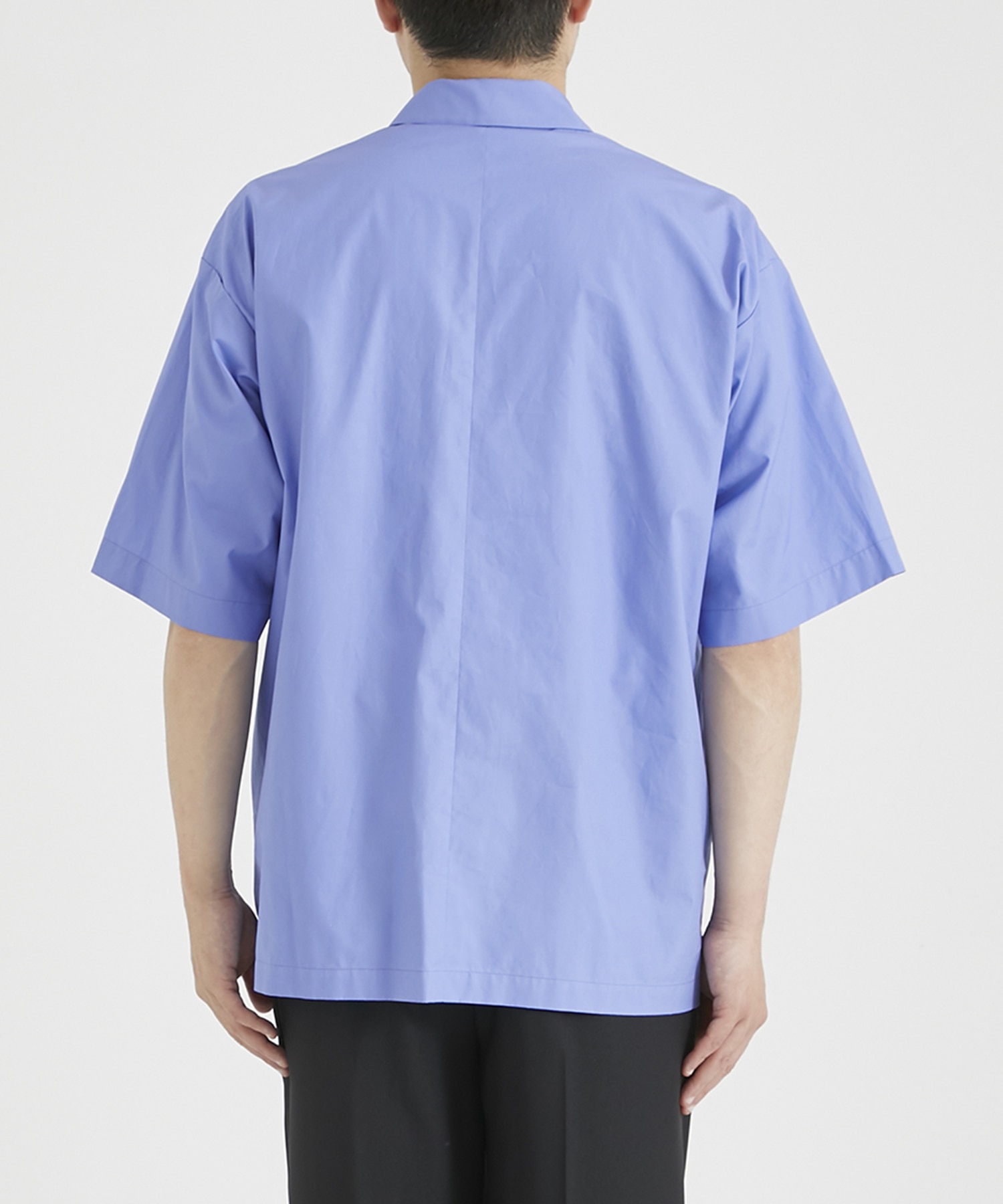 SUVIN BROAD OVERSIZED S/S SHIRT(2 SAX BLUE): ATON: MEN｜THE TOKYO