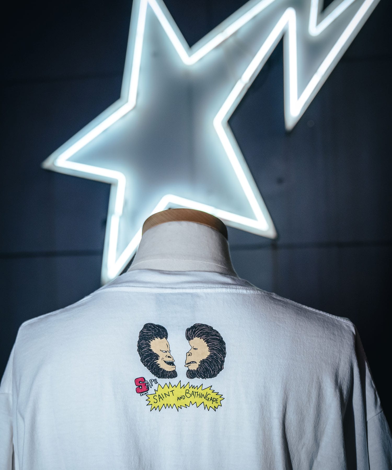 A BATHING APE®×SAINT Mxxxxxx SS TEE