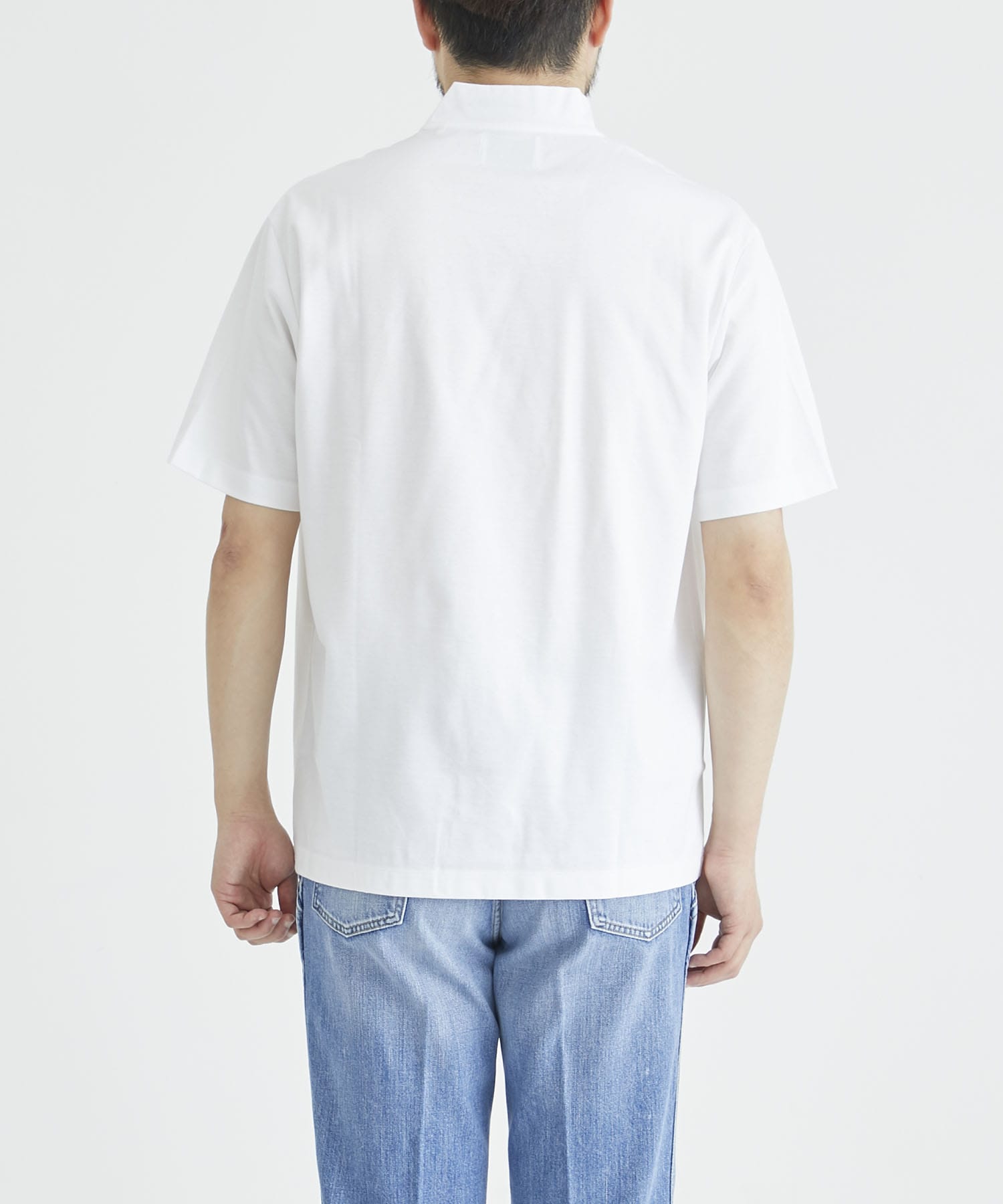 Extra Cotton Meck T-Shirts(M WHITE): RIVORA: MEN｜THE TOKYO ONLINE