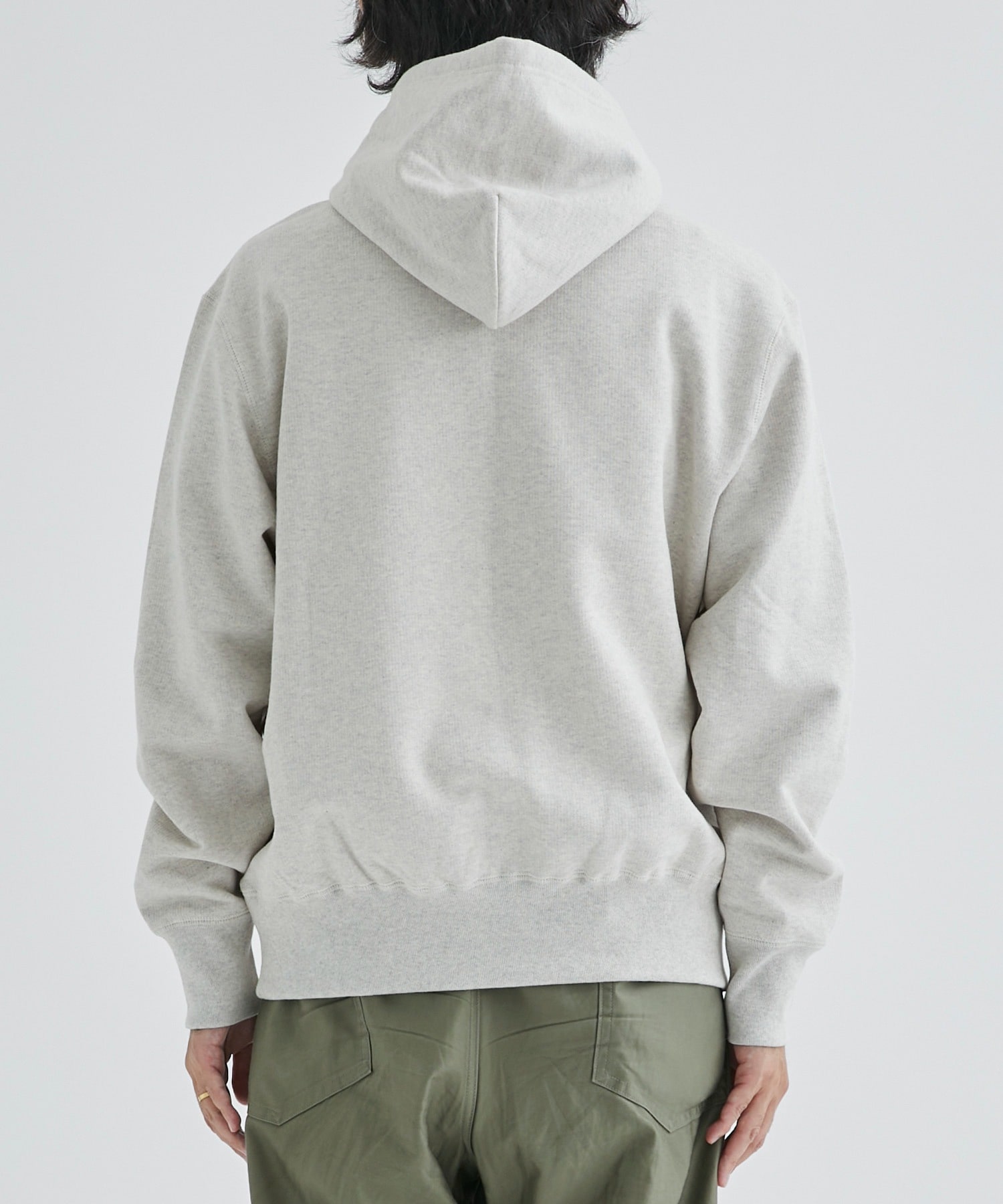 Graphic-print hoodie ｜ KHOKI