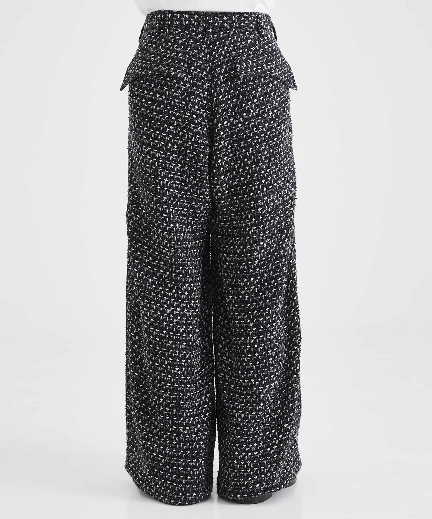 FANCY TWEED WIDE PANTS ｜ sulvam