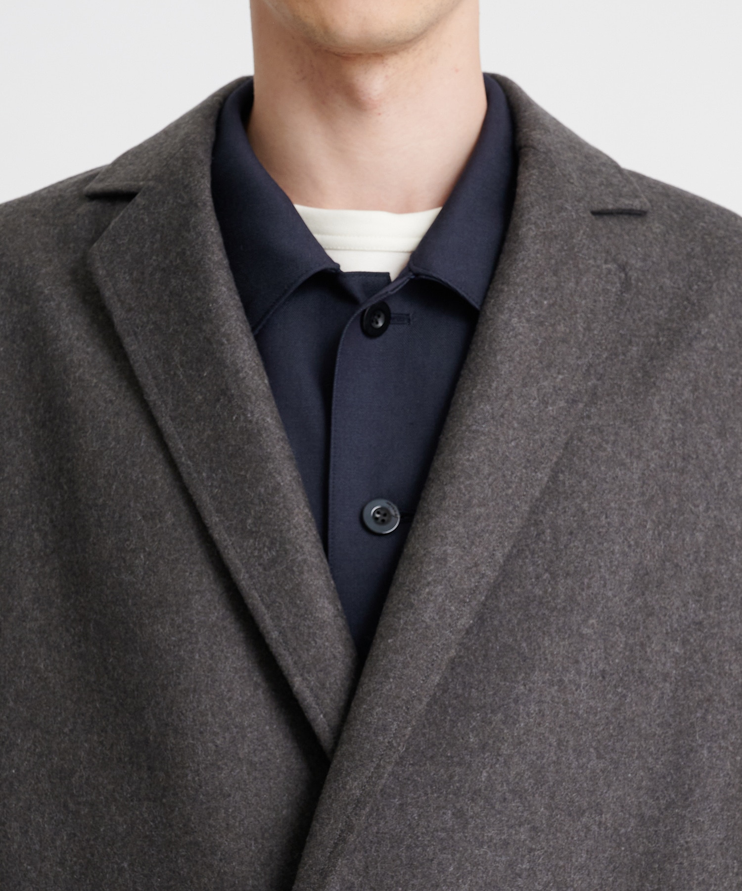 THE LOOSE CHESTER COAT(46 GREY): THE RERACS: MEN｜THE TOKYO ONLINE