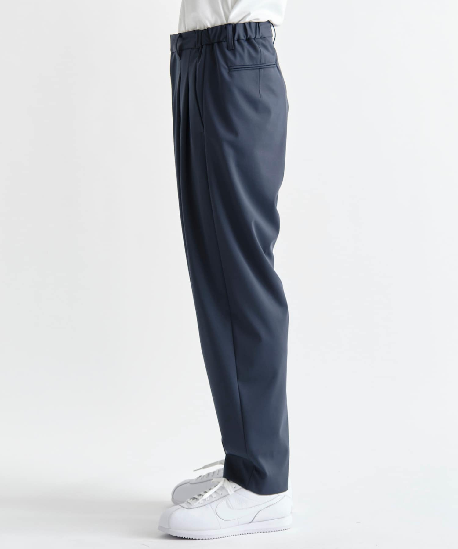 Washable High Function Jersey Wide Tapered Pants THE TOKYO