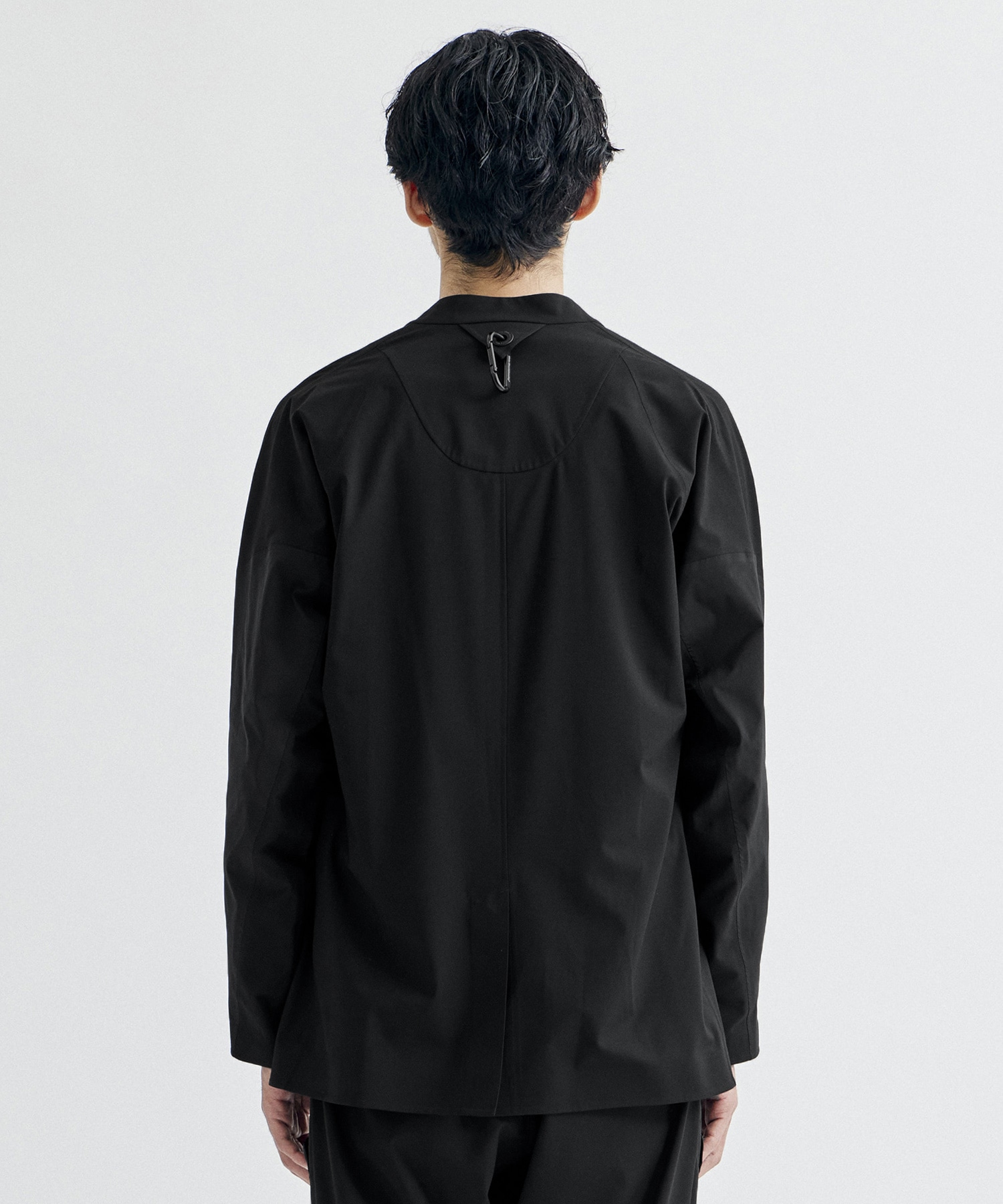 EX. STRETCHED HYBRID NO COLLAR JACKET | White Mountaineering