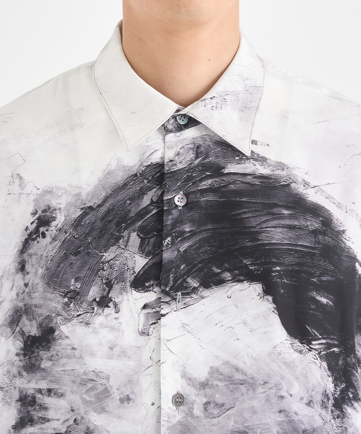 別注.SILK DRAWING S/S SHIRT TAAKK