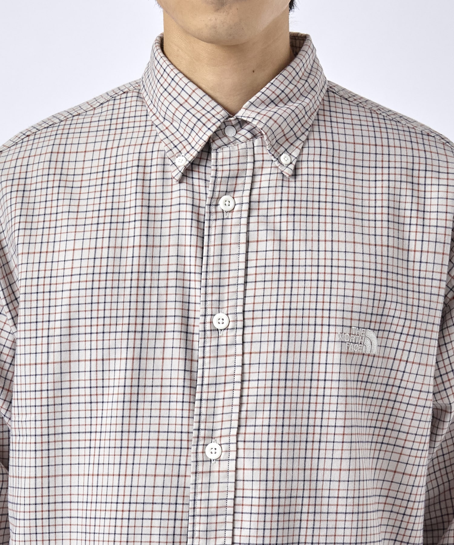 Button Down Tattersall Field Shirt THE NORTH FACE PURPLE LABEL