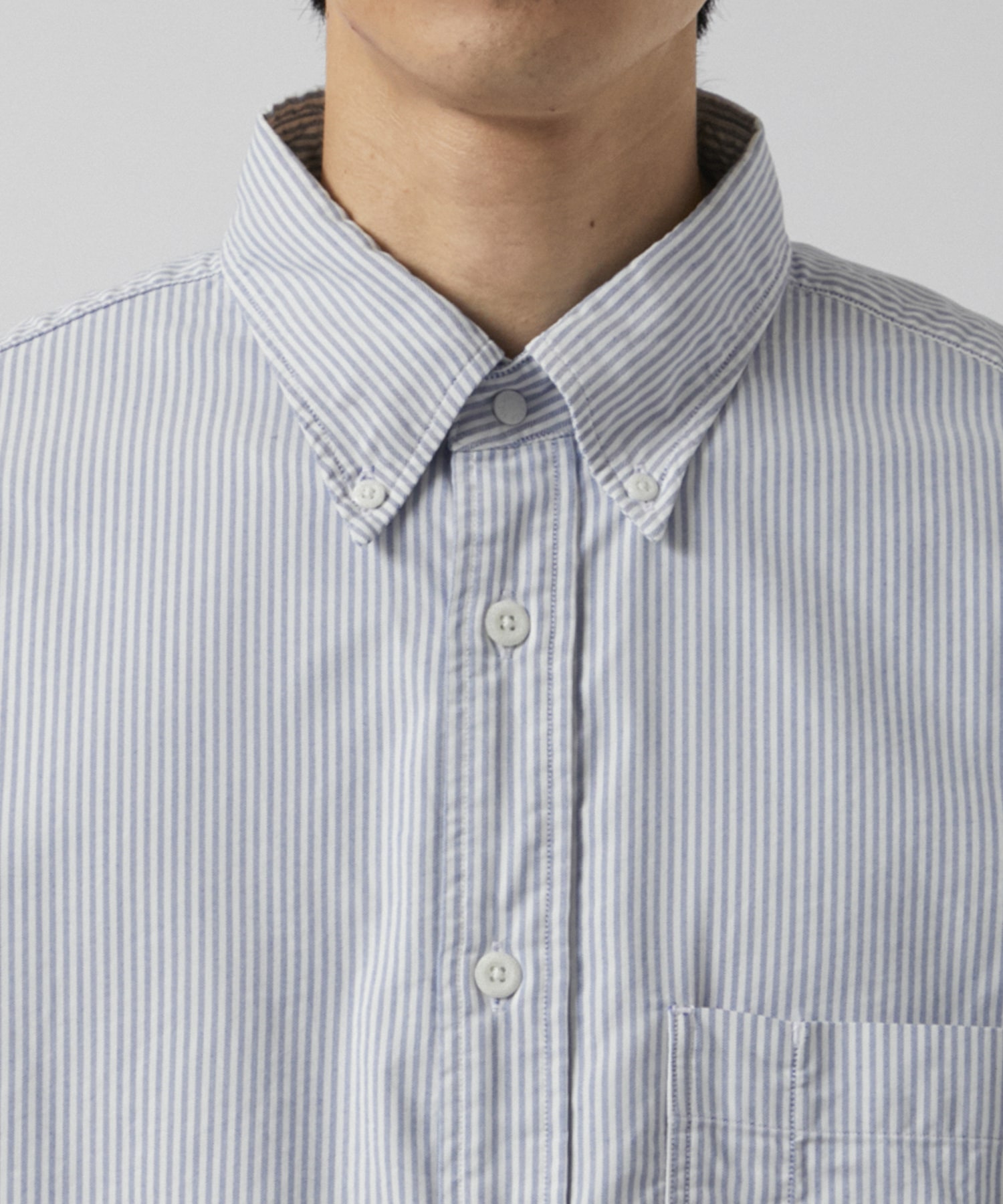 Button Down Striped Field Shirt THE NORTH FACE PURPLE LABEL