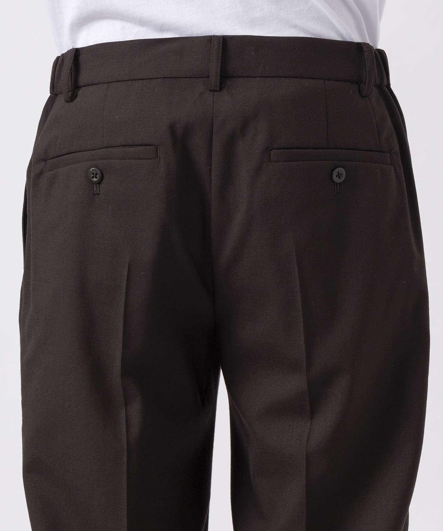 Calm Skin Easy Slim Straight Trousers THE TOKYO