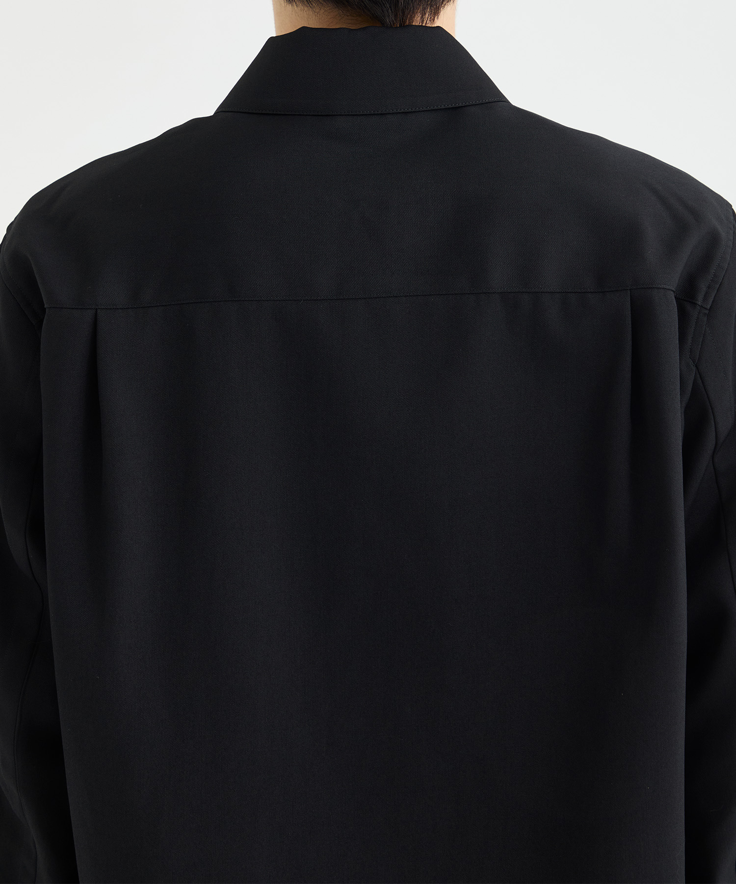 FRONT ZIP SHIRT BLOUSON YOKE