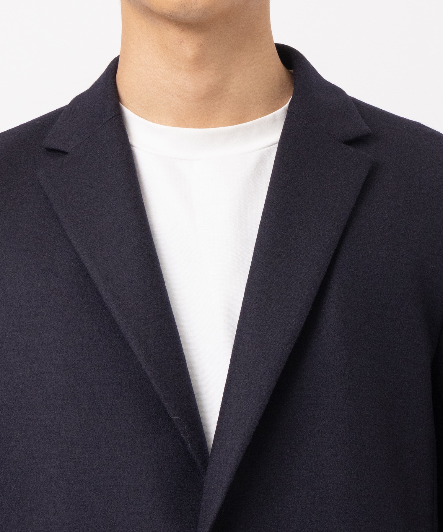 Washable Flannel Cashmere Touch Shape Jacket THE TOKYO