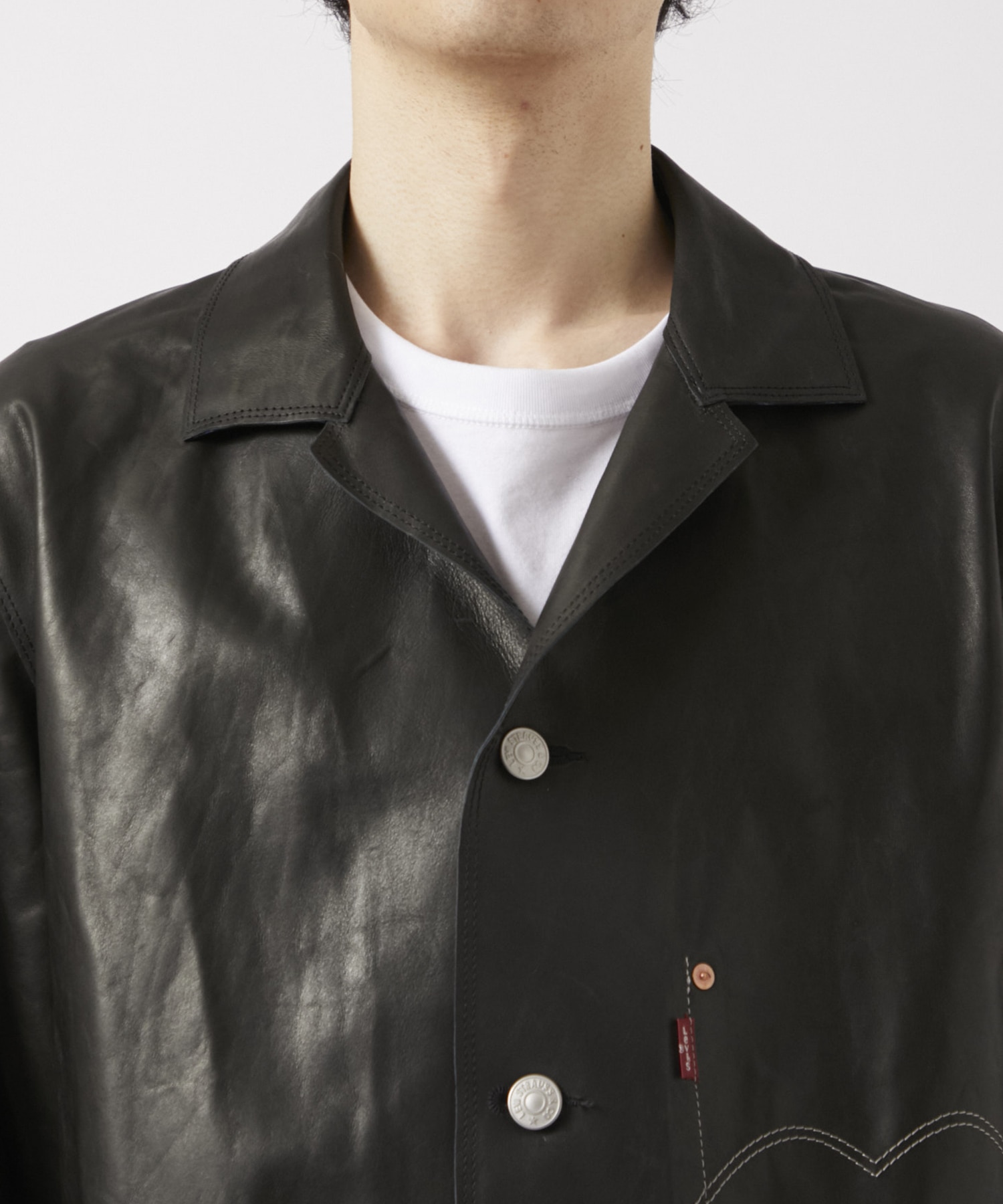 WN-J914-100×Levi`s leather jacket JUNYA WATANABE MAN