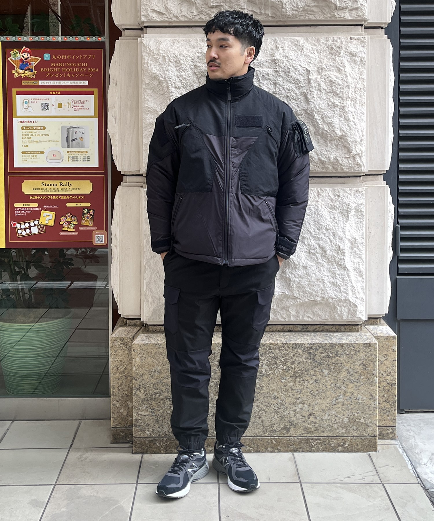 別注 9246-BL02-001 HYBRID DOWN BLOUSON N.HOOLYWOOD