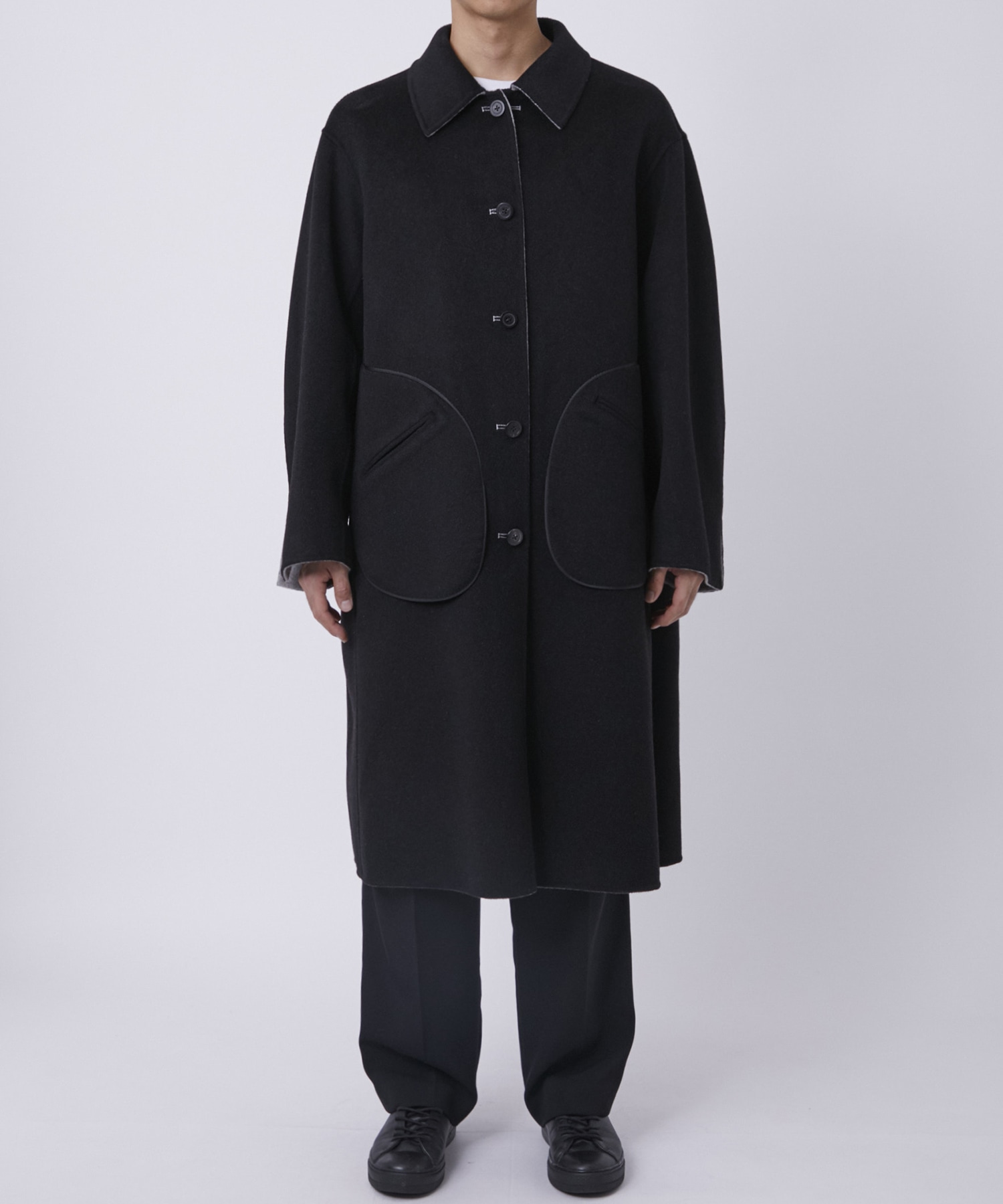 CASHMERE REVERSIBLE OVER COAT THE PERMANENT EYE